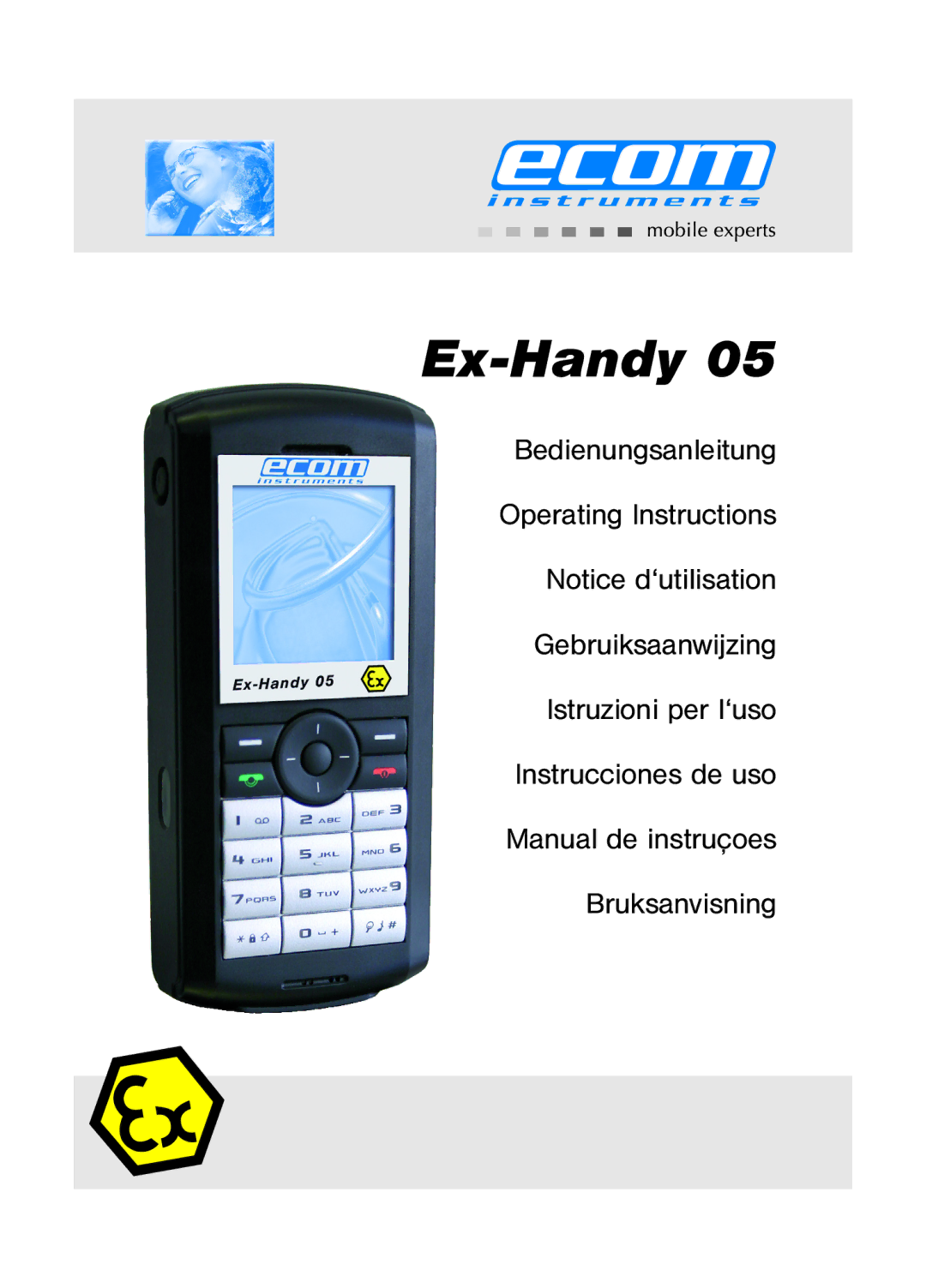 Ecom Instruments Ex-Handy 05 operating instructions 