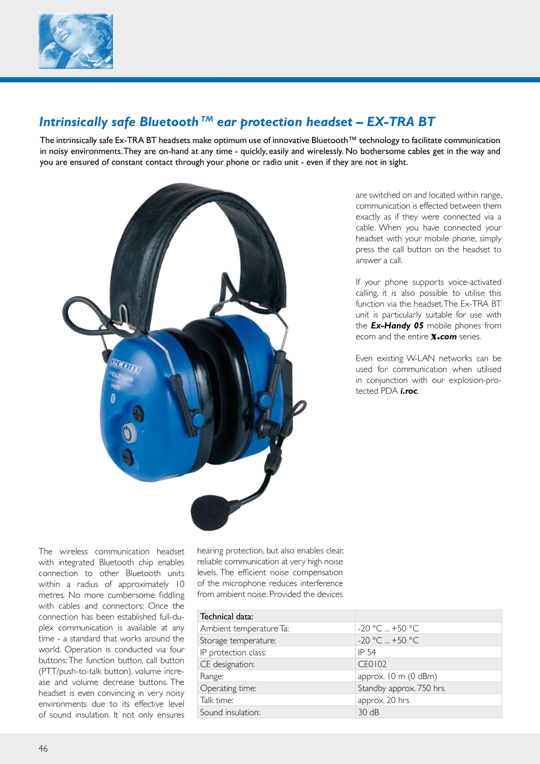 Ecom Instruments EX-TRA BT manual 