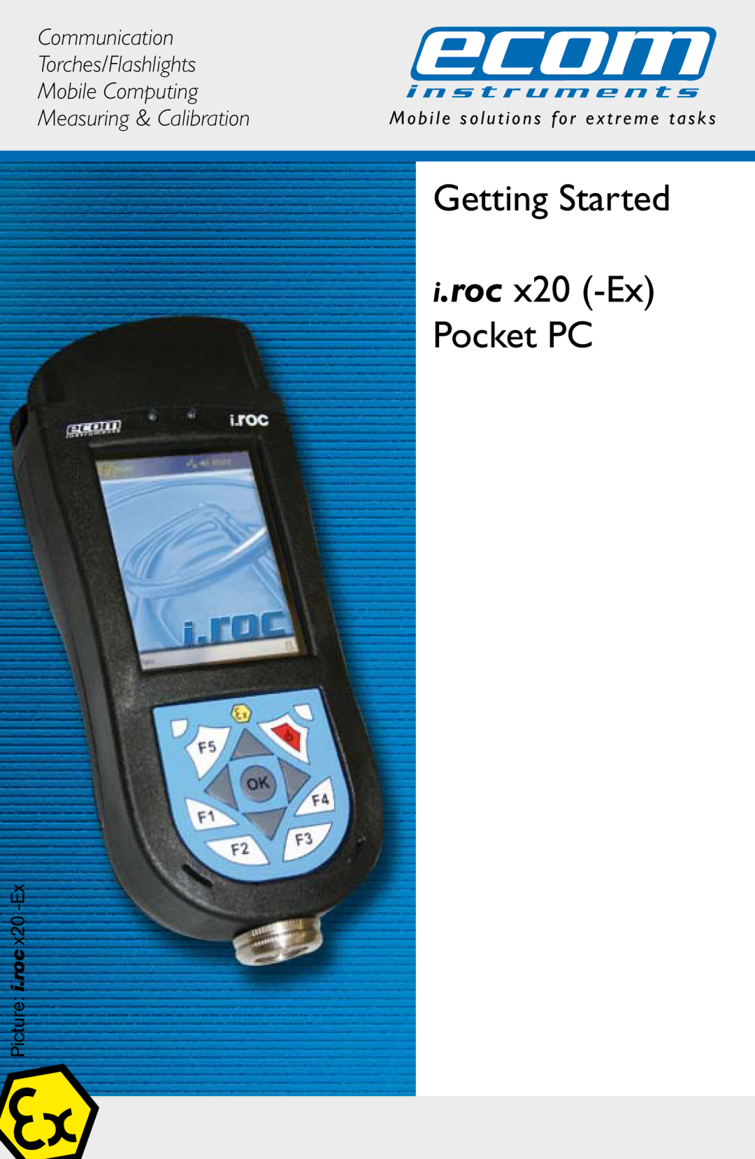 Ecom Instruments i.roc x20 (-Ex) manual Getting Started 