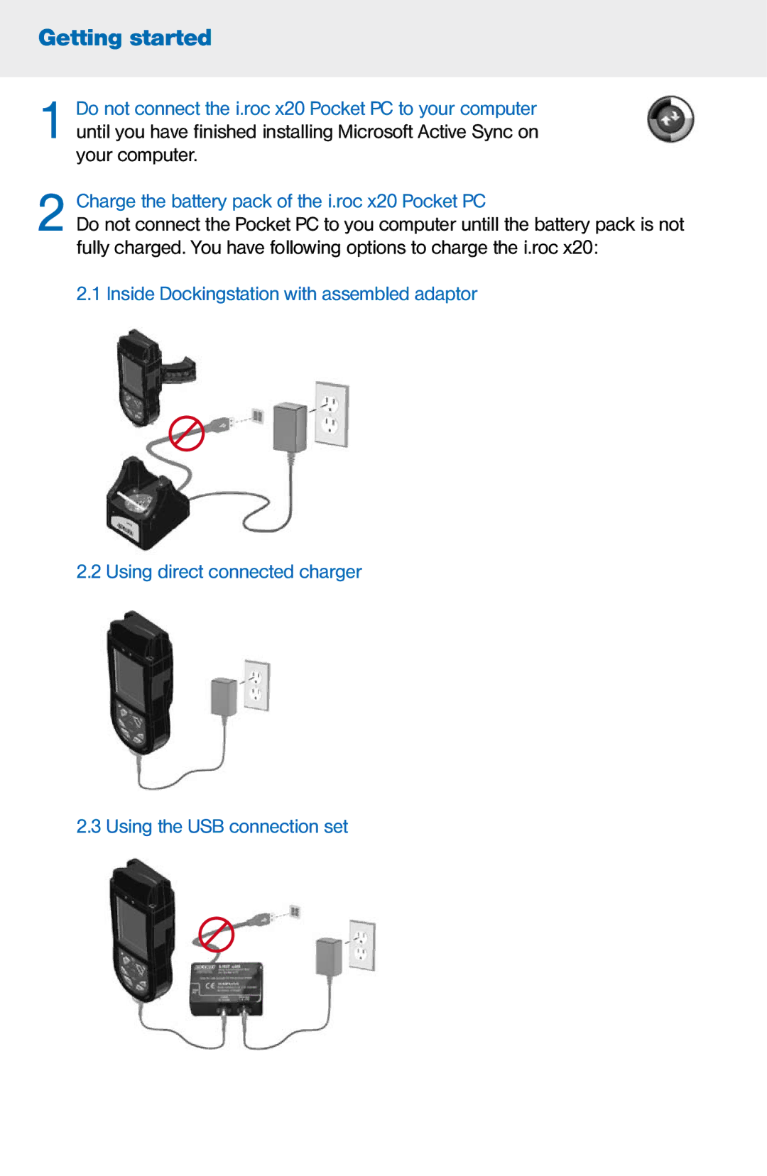 Ecom Instruments i.roc x20 (-Ex) manual Getting started 