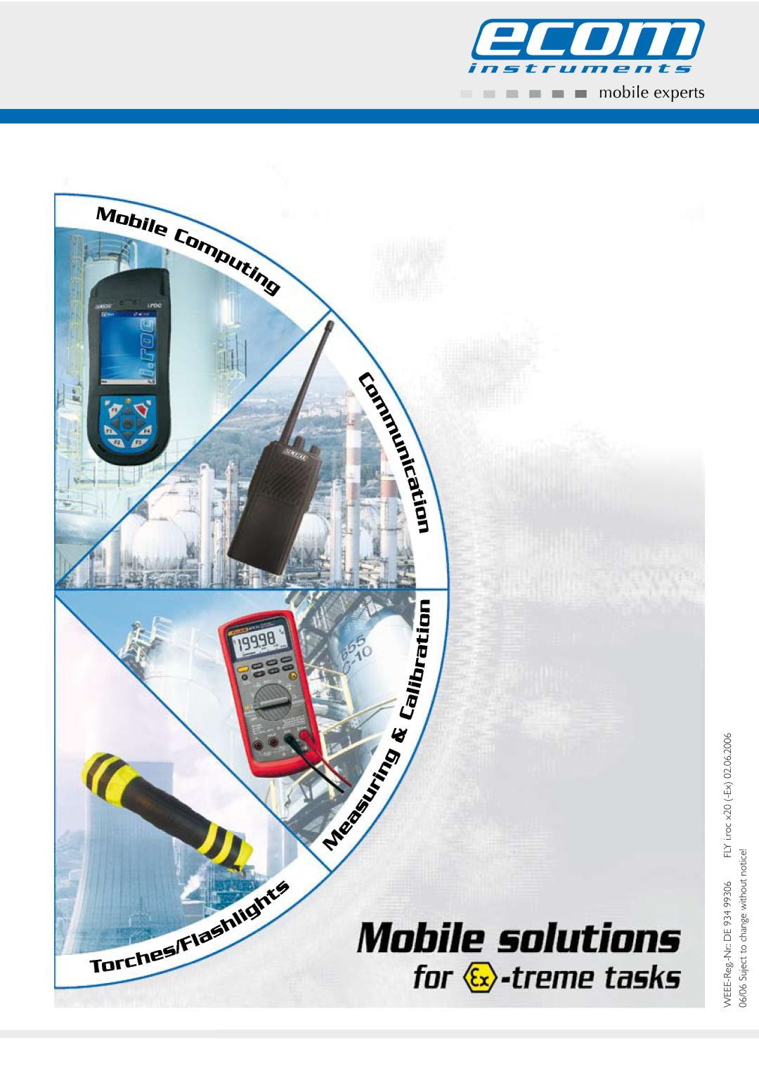 Ecom Instruments X20 dimensions WEEE-Reg.-Nr. DE 934 