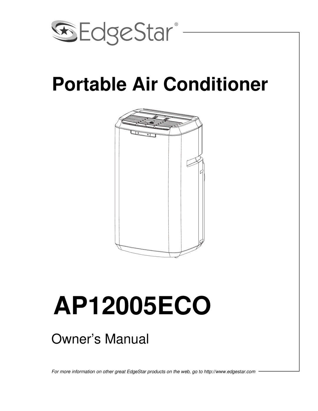 EdgeStar AP12005ECO owner manual 