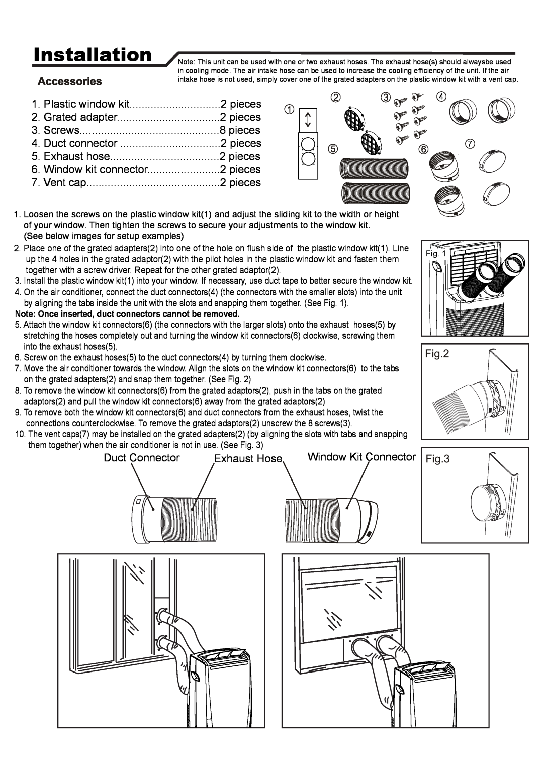 EdgeStar AP14000HS manual Installation 
