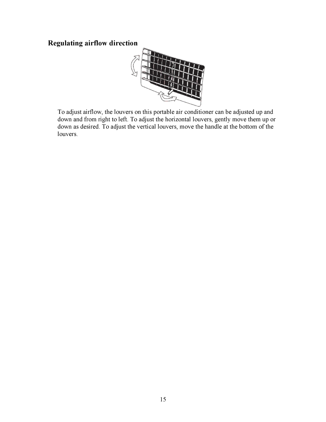 EdgeStar AP410HS manual Regulating airflow direction 