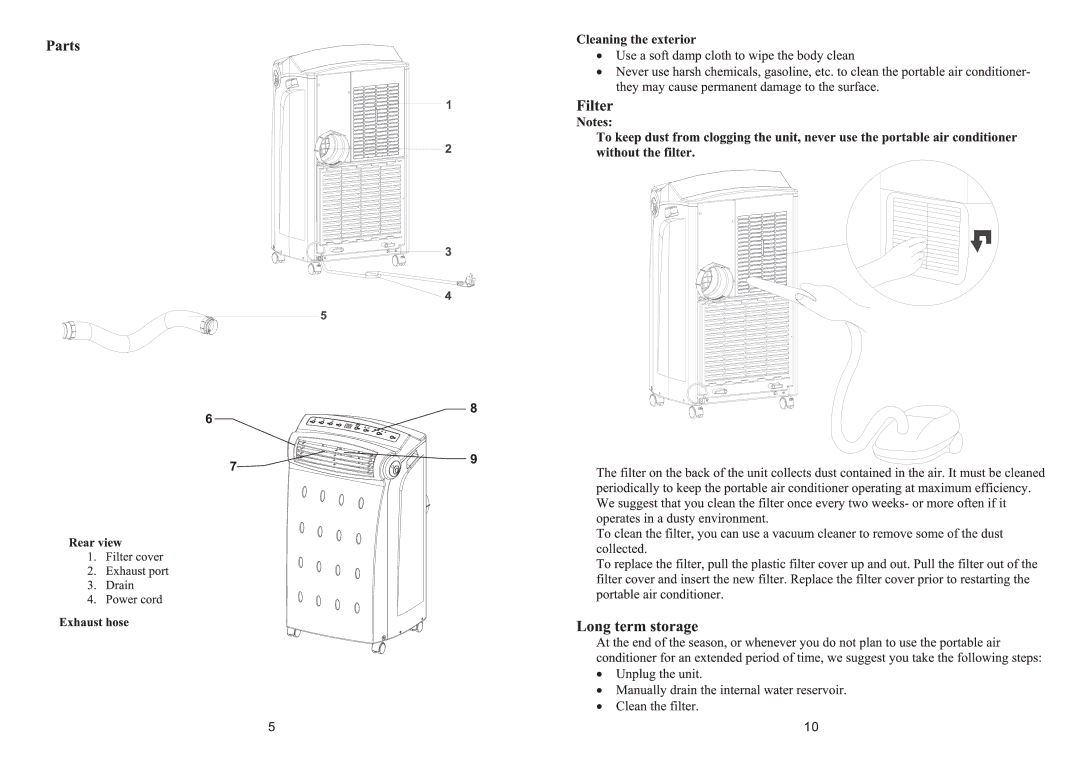 EdgeStar AP510 manual 