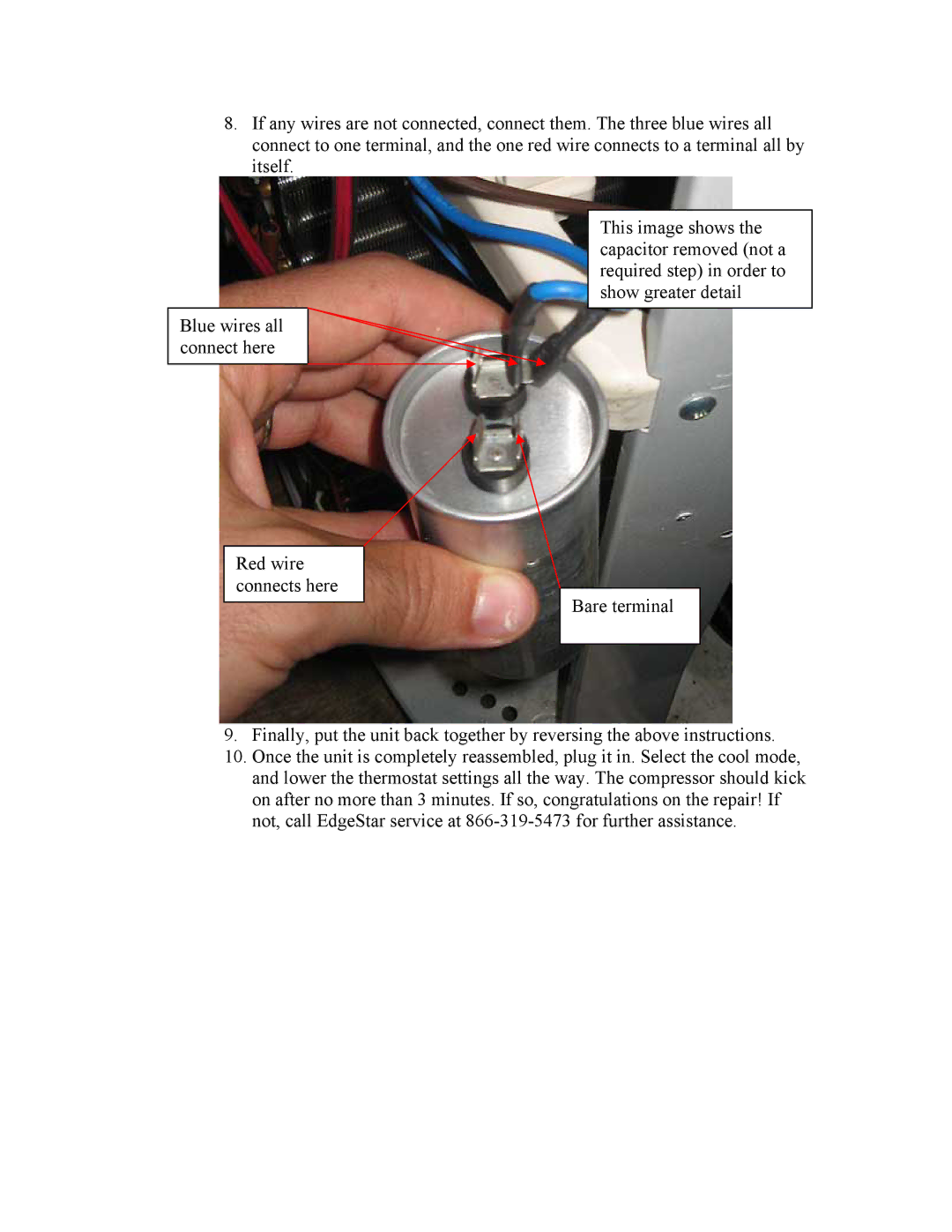 EdgeStar AP550Z manual 