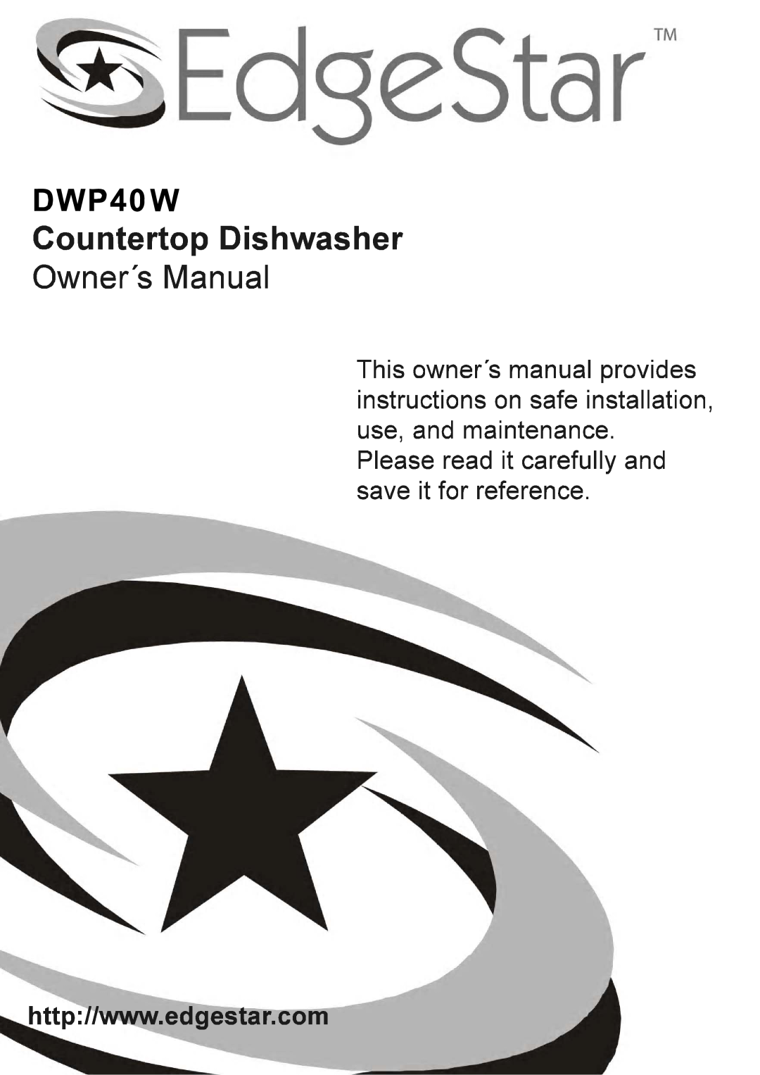 EdgeStar DWP40W manual 