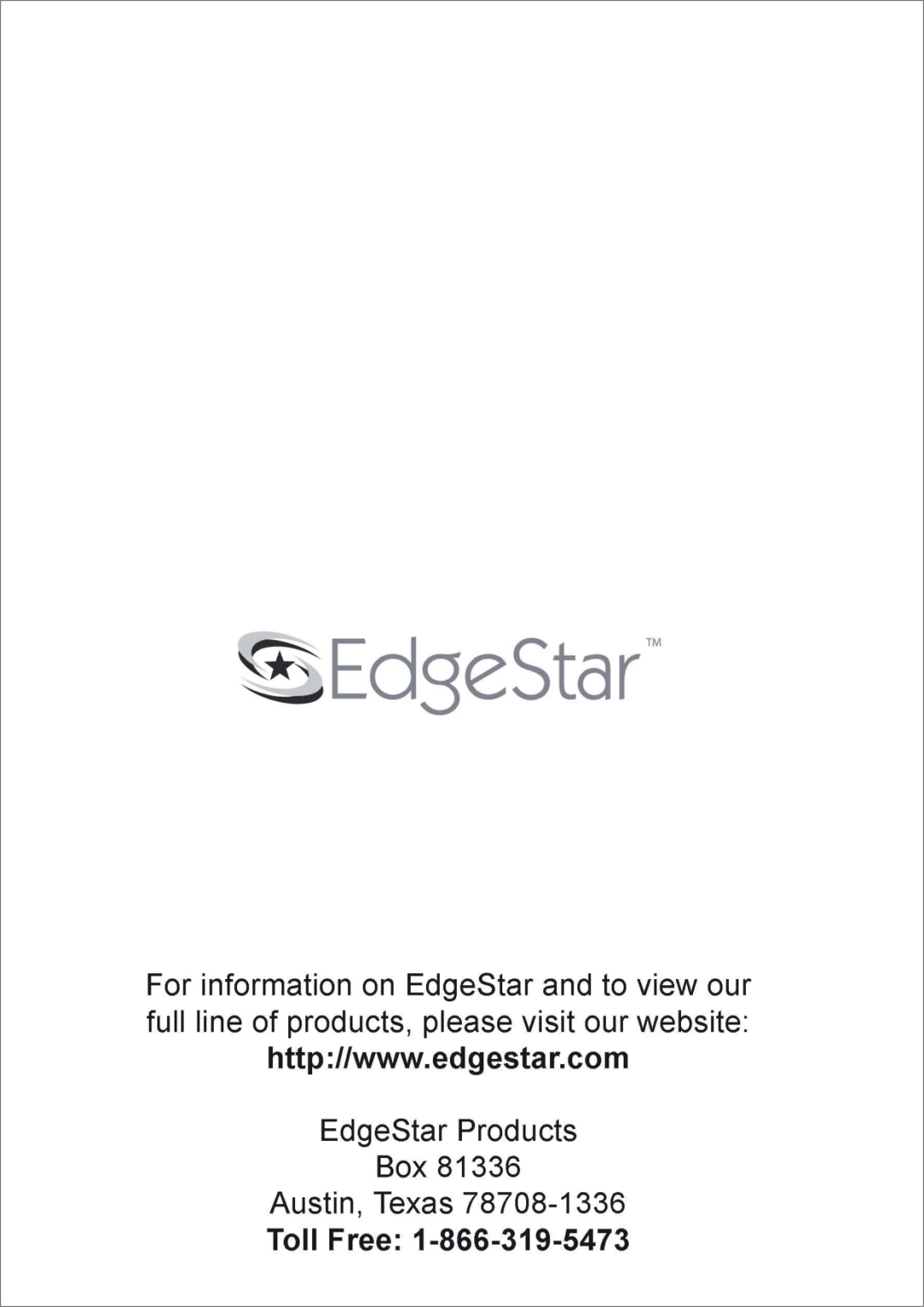 EdgeStar DWP40W manual 