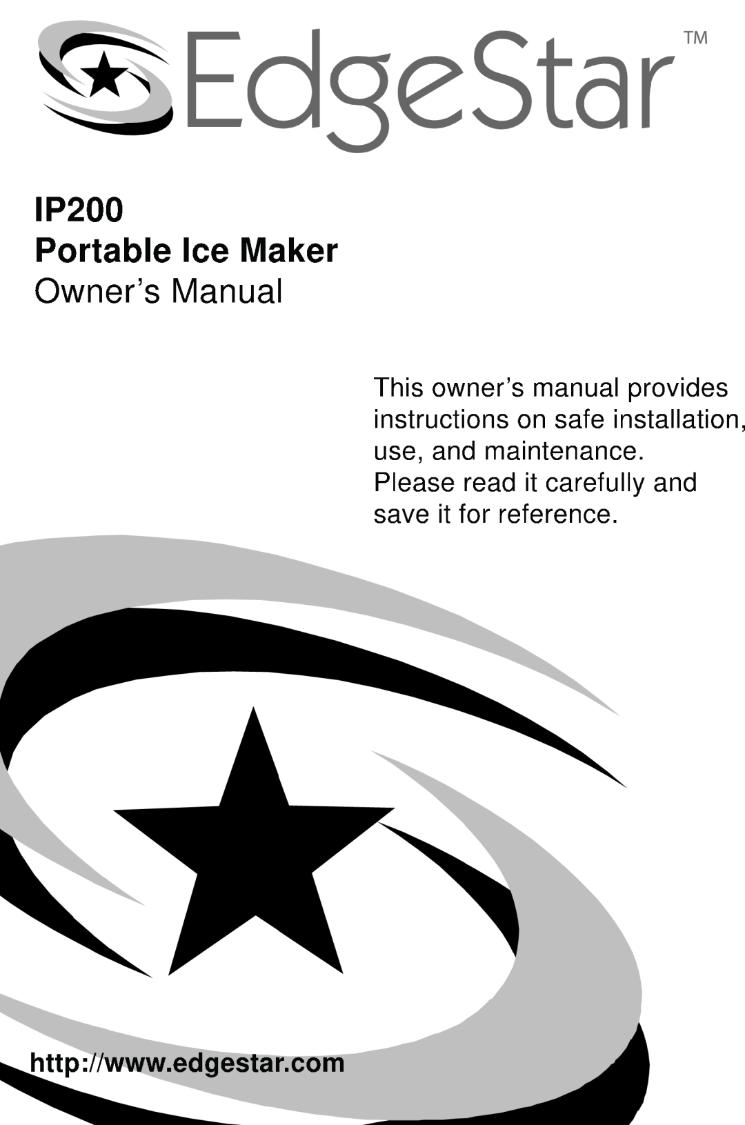EdgeStar IP200 owner manual 