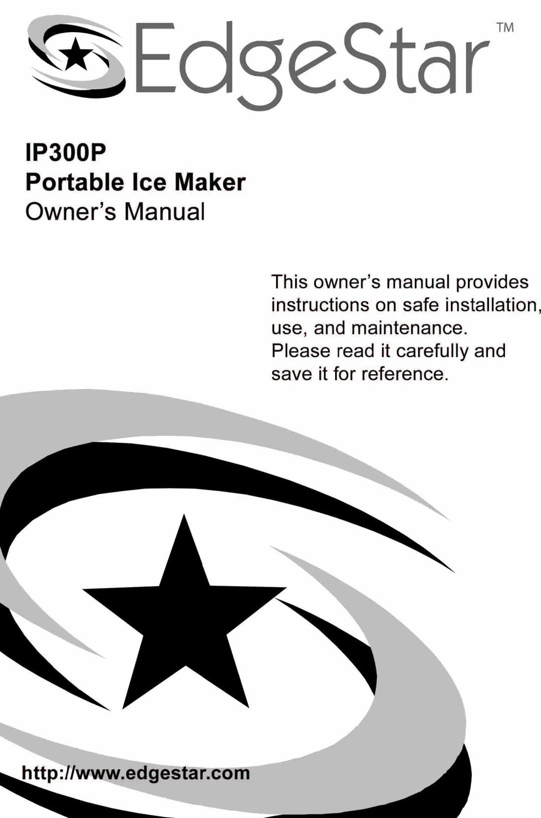 EdgeStar IP300P manual 