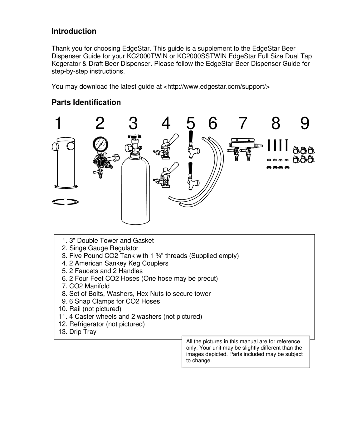 EdgeStar KC2000TWIN, KC2000SSTWIN manual Introduction 