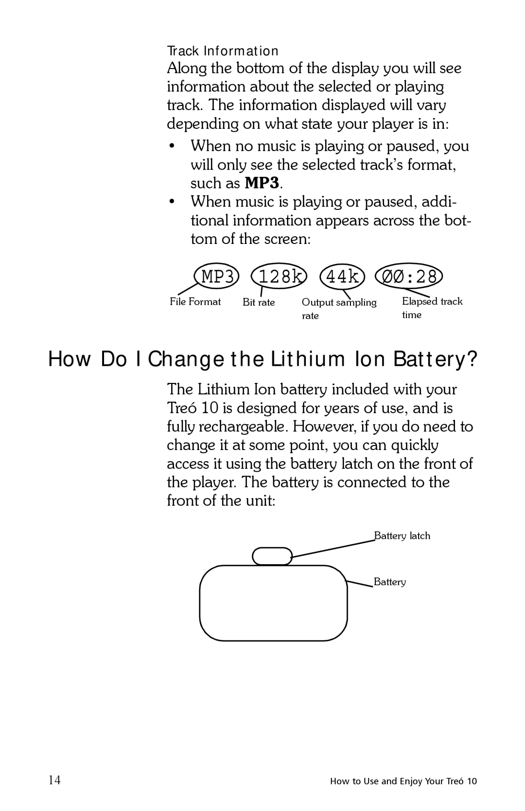 E.Digital 10 manual How Do I Change the Lithium Ion Battery? 