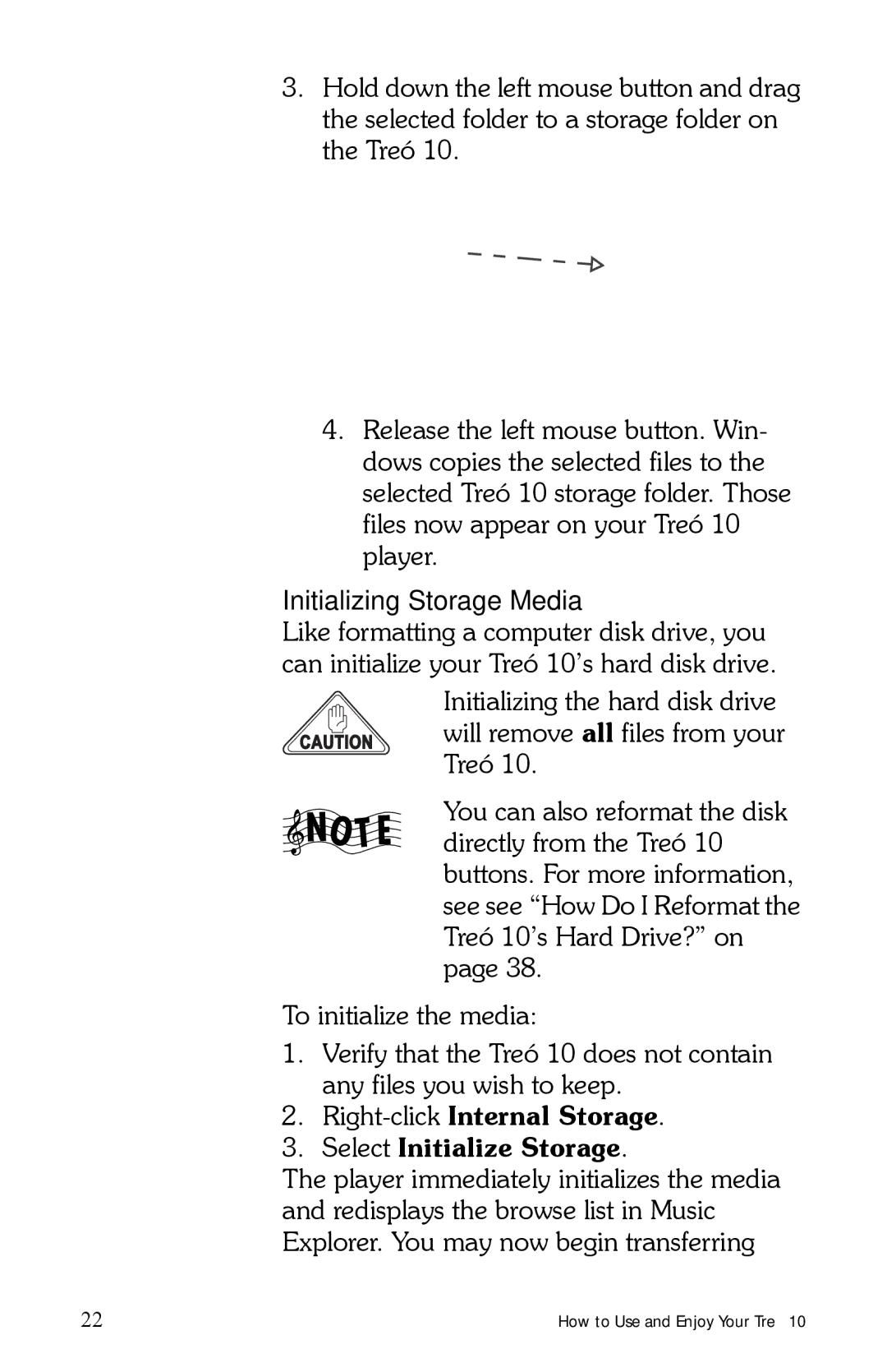 E.Digital 10 manual Initializing Storage Media 