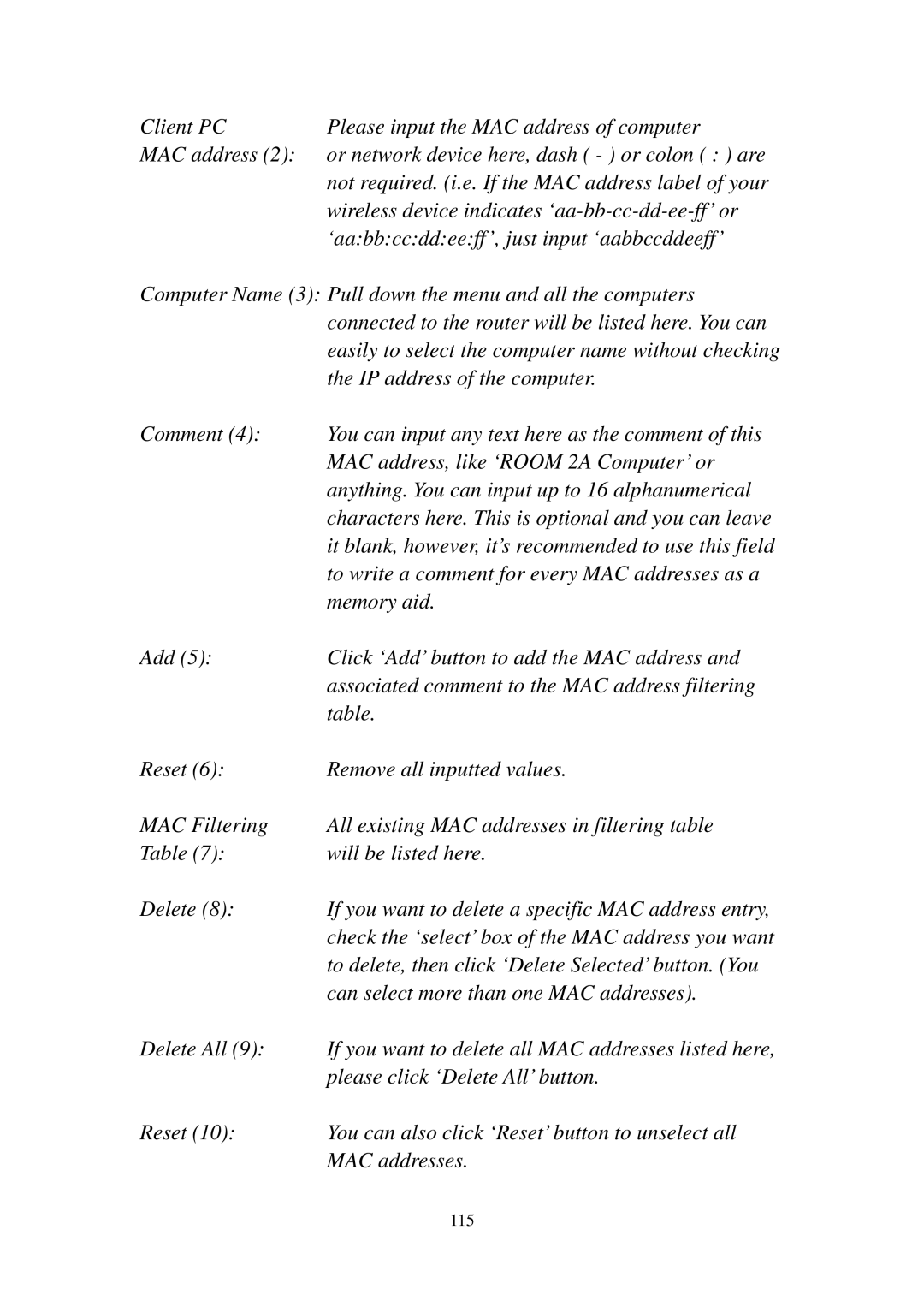 Edimax Technology 3G-6210n manual Wireless device indicates ‘aa-bb-cc-dd-ee-ff’ or 