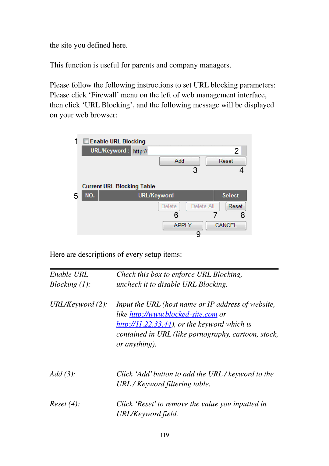 Edimax Technology 3G-6210n manual Http//11.22.33.44, or the keyword which is 