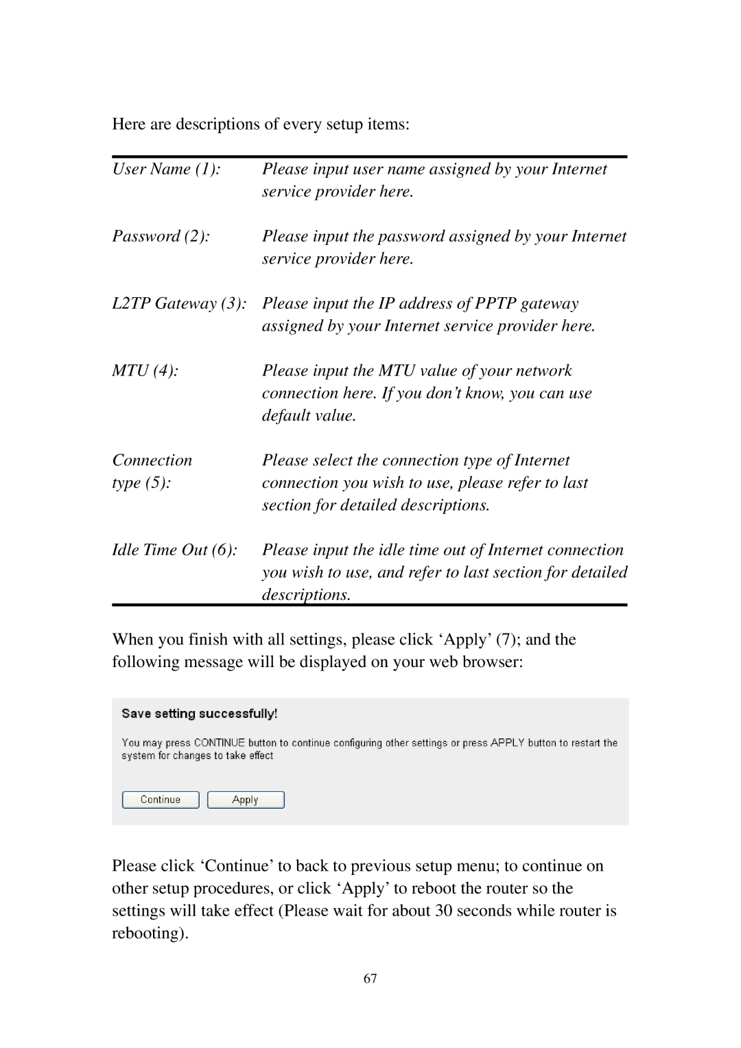 Edimax Technology 3G-6210n manual Service provider here 