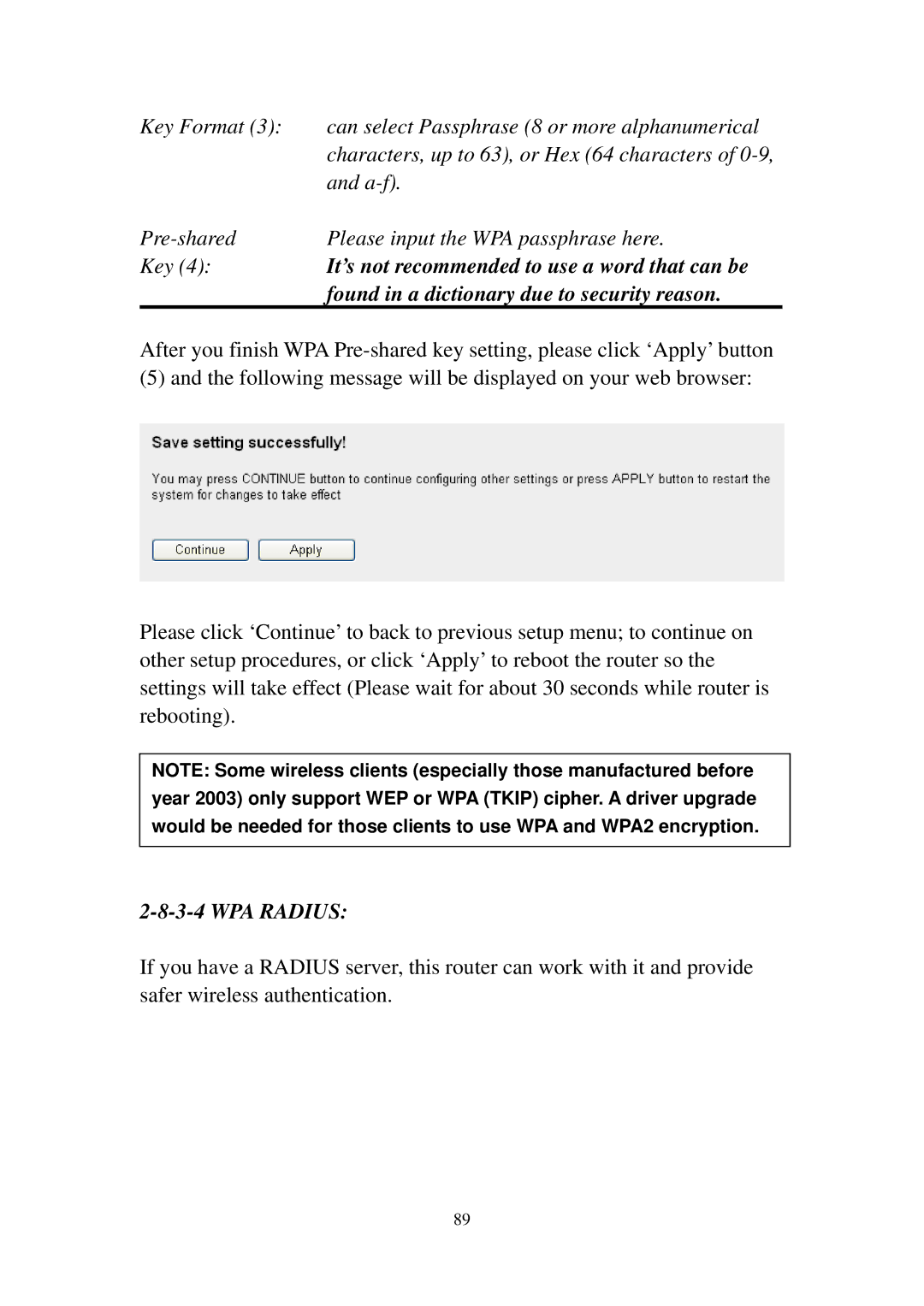 Edimax Technology 3G-6210n It’s not recommended to use a word that can be, Found in a dictionary due to security reason 