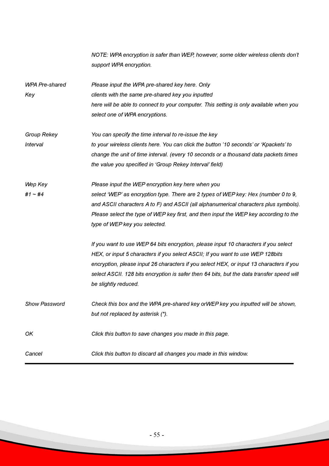 Edimax Technology g, 802.11 b, Draft 2.0-N user manual Support WPA encryption 