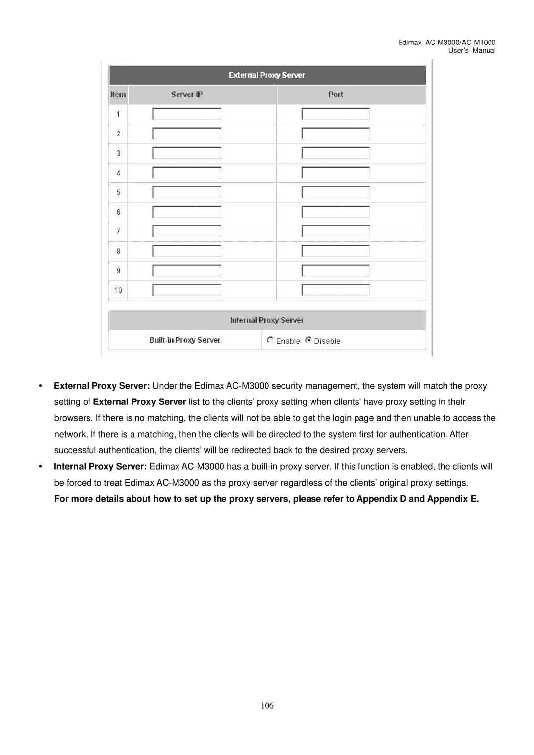 Edimax Technology AC-M3000, AC-M1000 user manual 106 