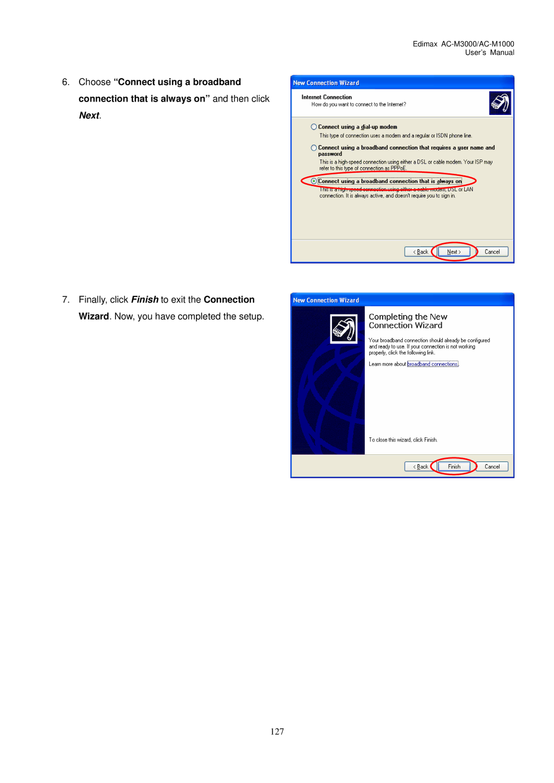 Edimax Technology AC-M1000, AC-M3000 user manual 127 