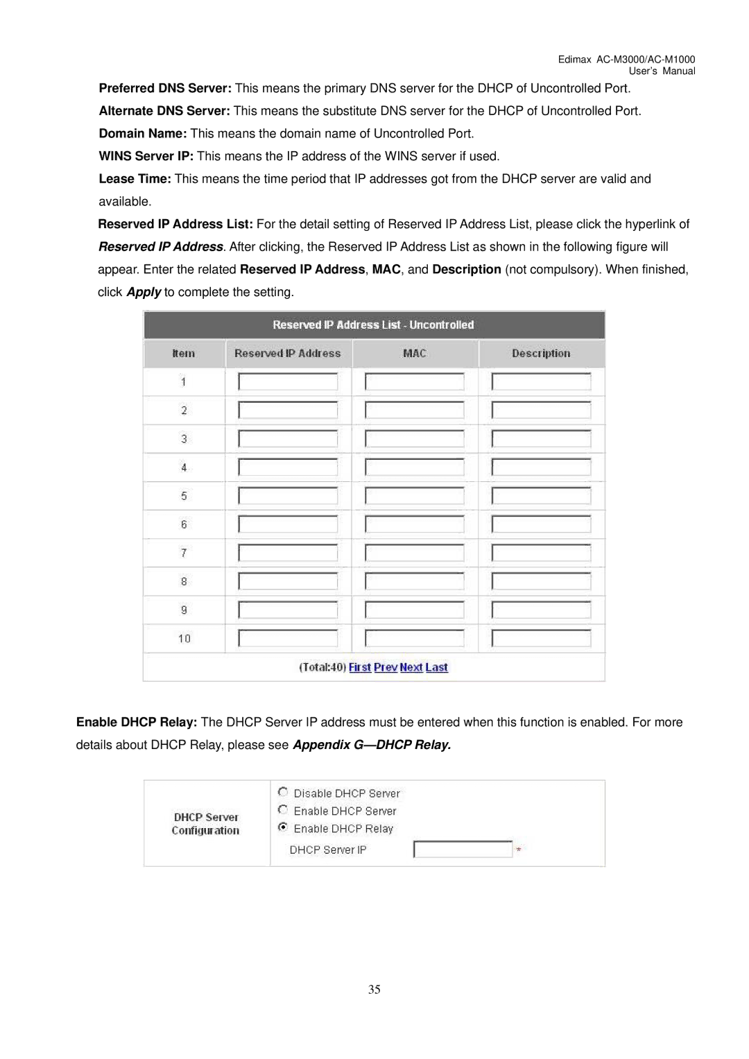 Edimax Technology user manual Edimax AC-M3000/AC-M1000 User’s Manual 