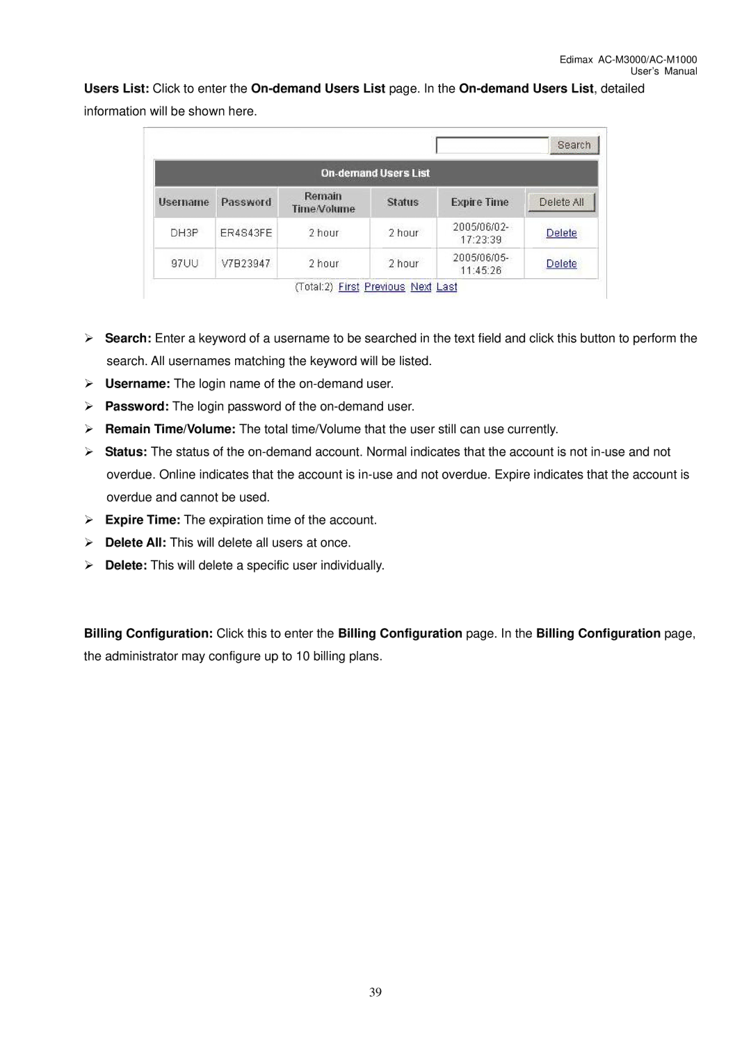 Edimax Technology user manual Edimax AC-M3000/AC-M1000 User’s Manual 