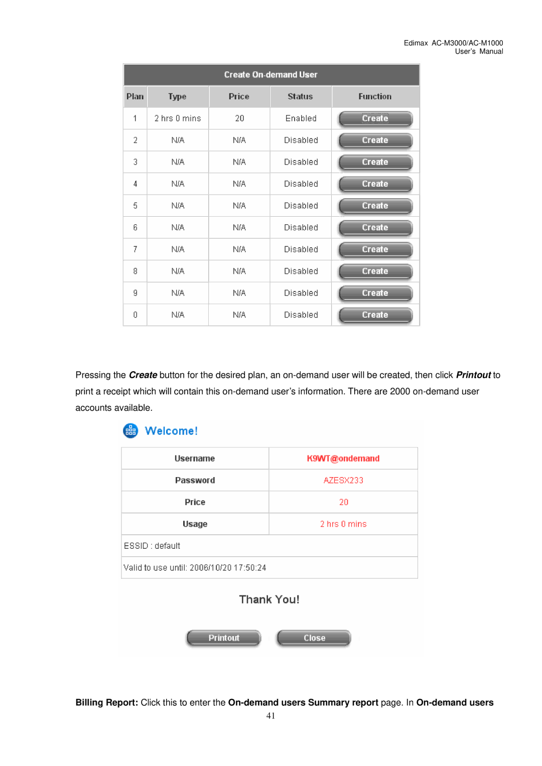 Edimax Technology user manual Edimax AC-M3000/AC-M1000 User’s Manual 