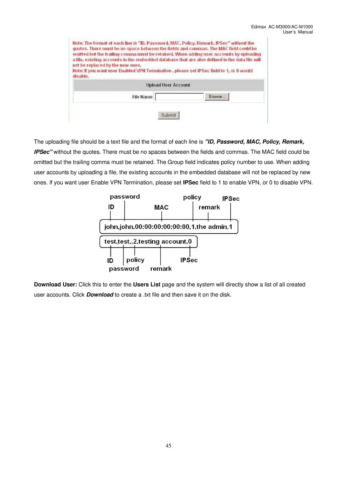 Edimax Technology user manual Edimax AC-M3000/AC-M1000 User’s Manual 