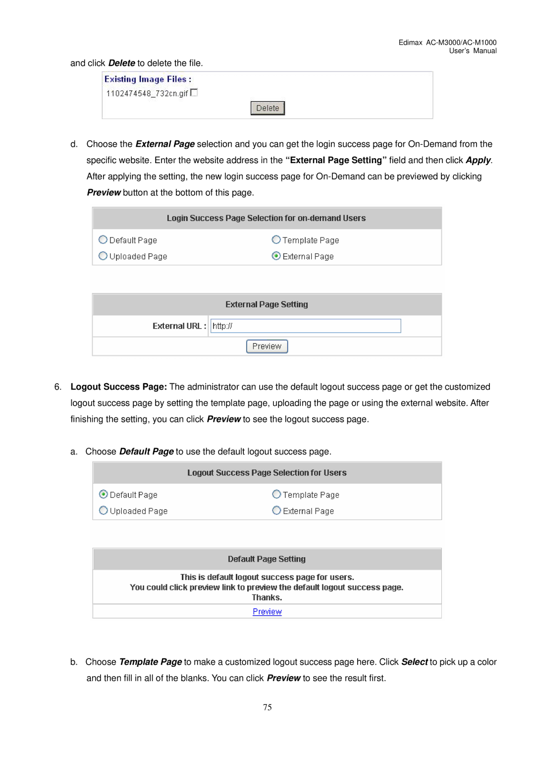 Edimax Technology user manual Edimax AC-M3000/AC-M1000 User’s Manual 