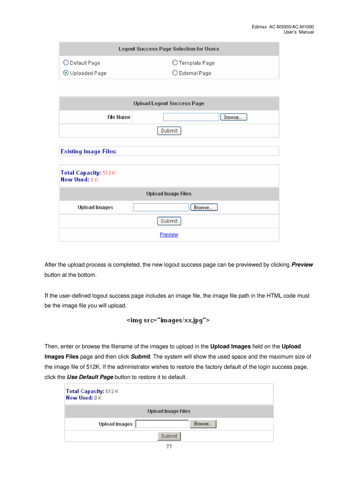 Edimax Technology user manual Edimax AC-M3000/AC-M1000 User’s Manual 