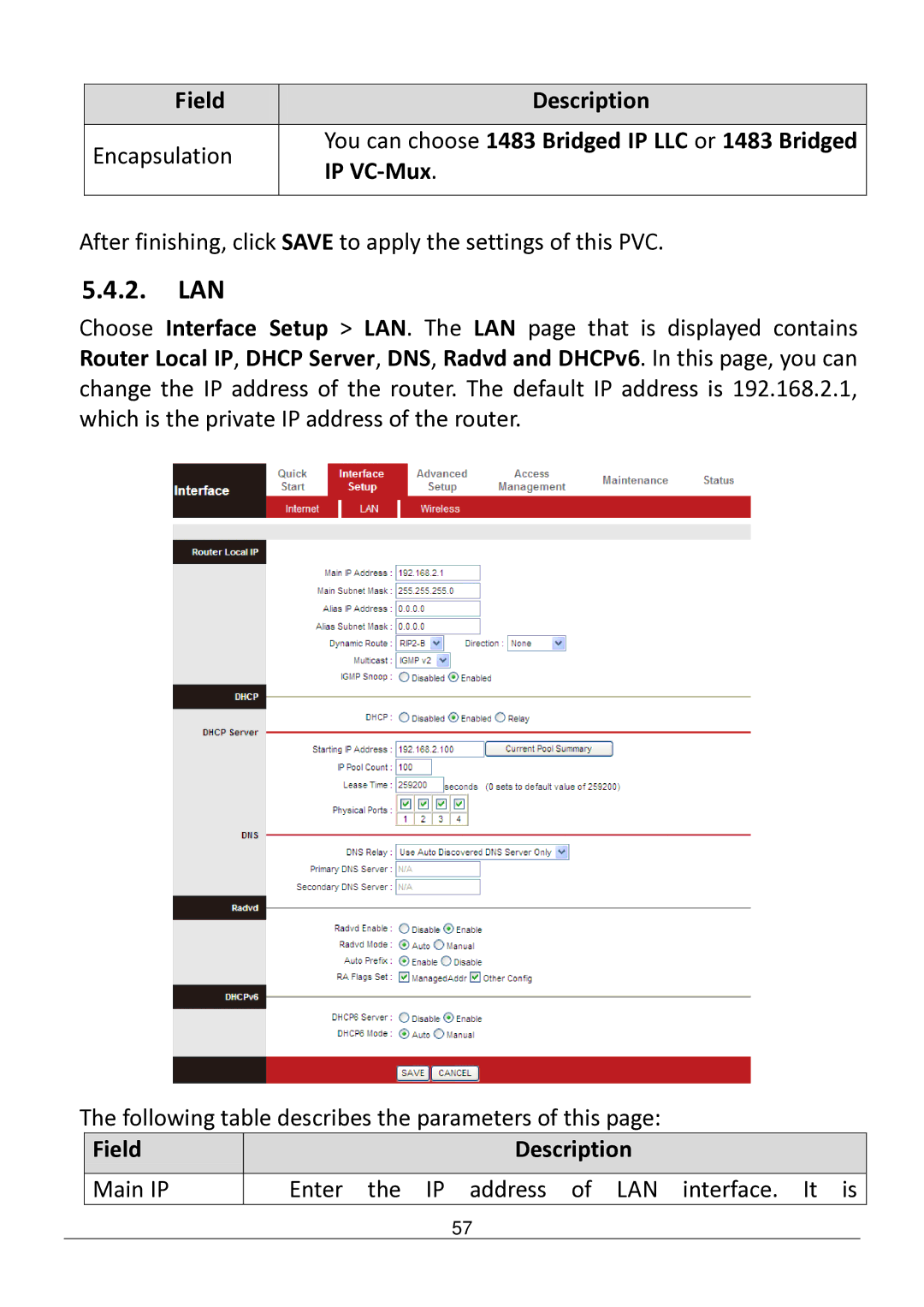 Edimax Technology AR-7182WNB manual Lan 