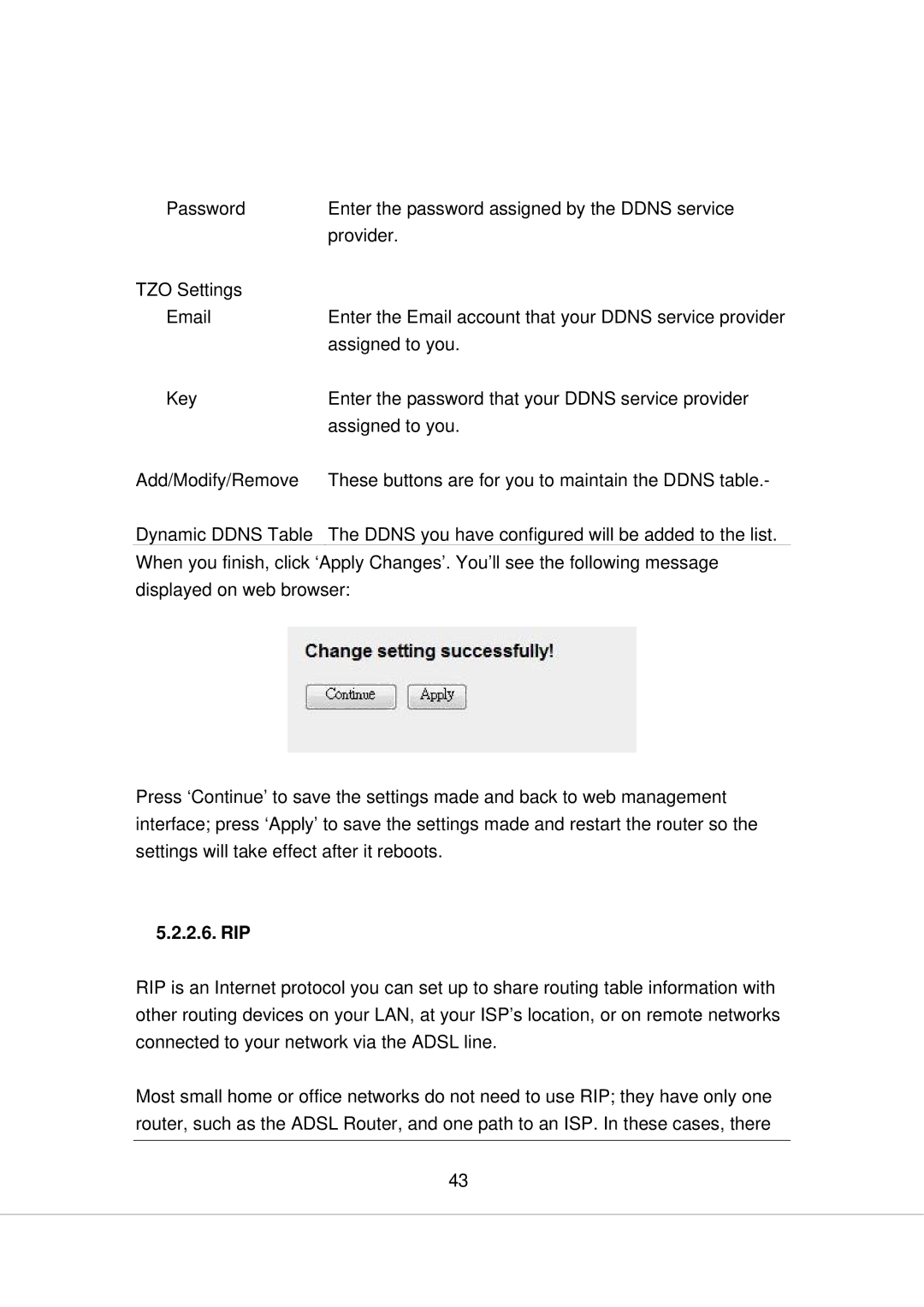 Edimax Technology AR-7266WNA, AR-7266WNB manual Rip 