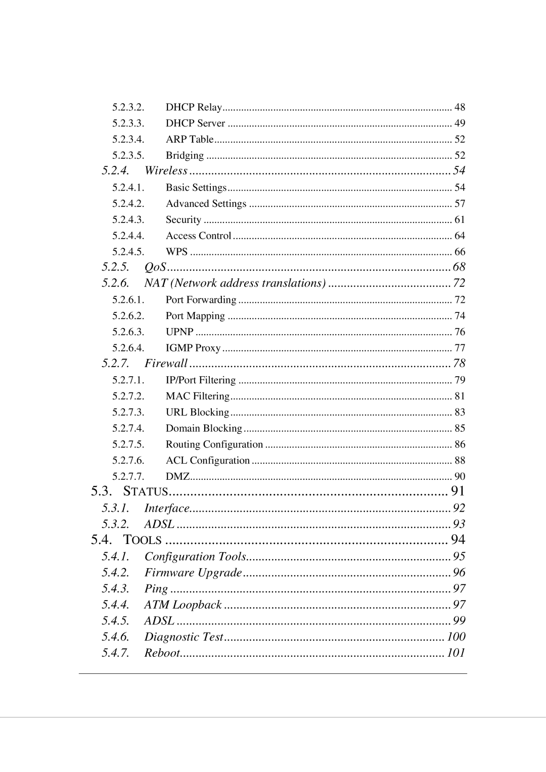 Edimax Technology AR-7266WNA, AR-7266WNB manual Status 