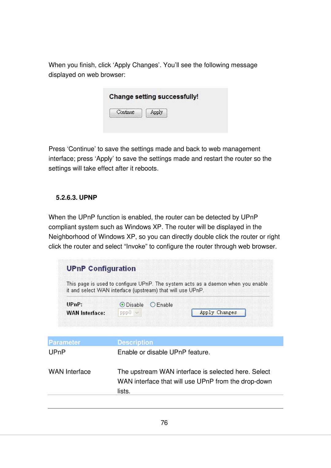 Edimax Technology AR-7266WNB, AR-7266WNA manual Upnp 