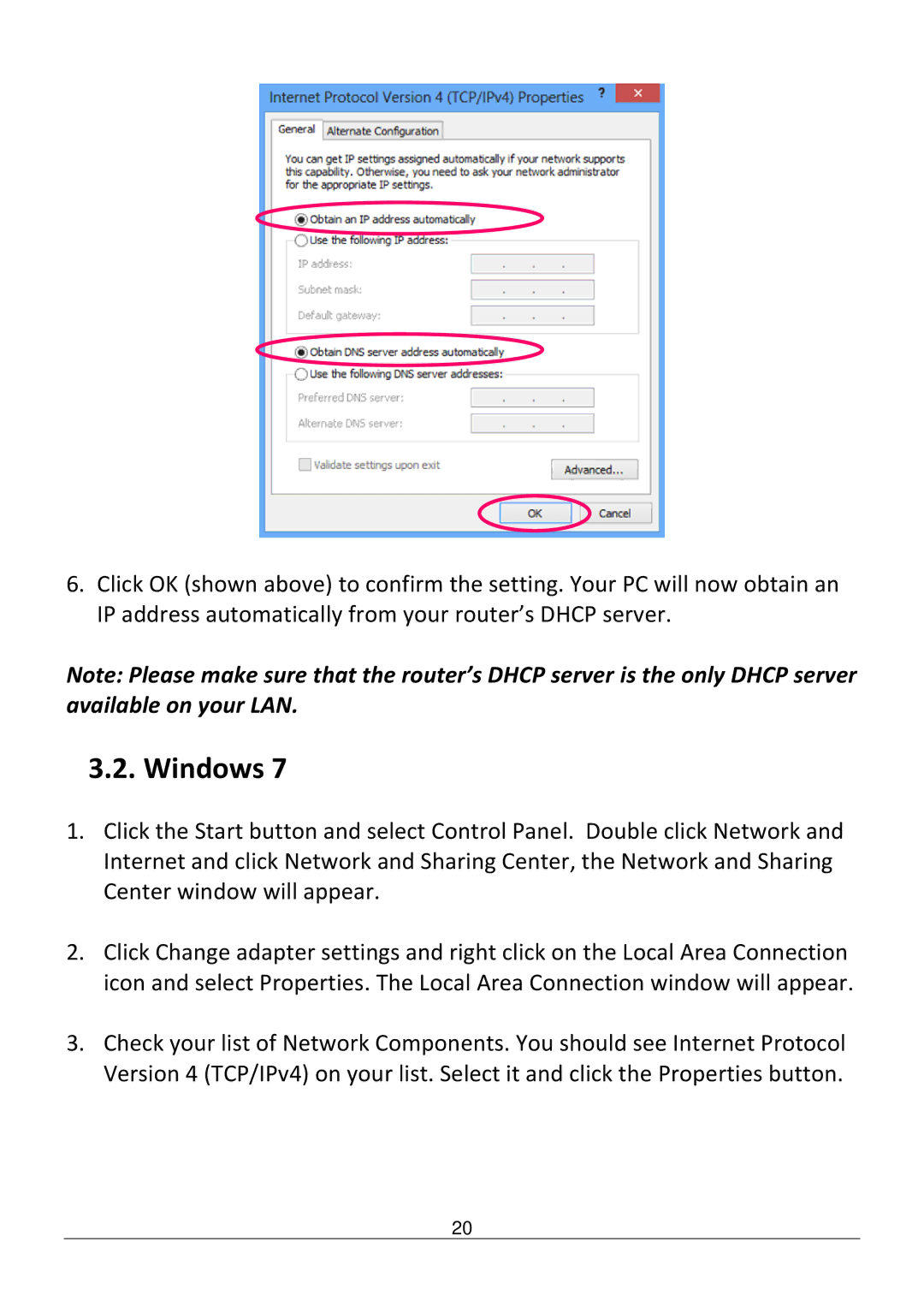 Edimax Technology AR-7286WNB user manual Windows 