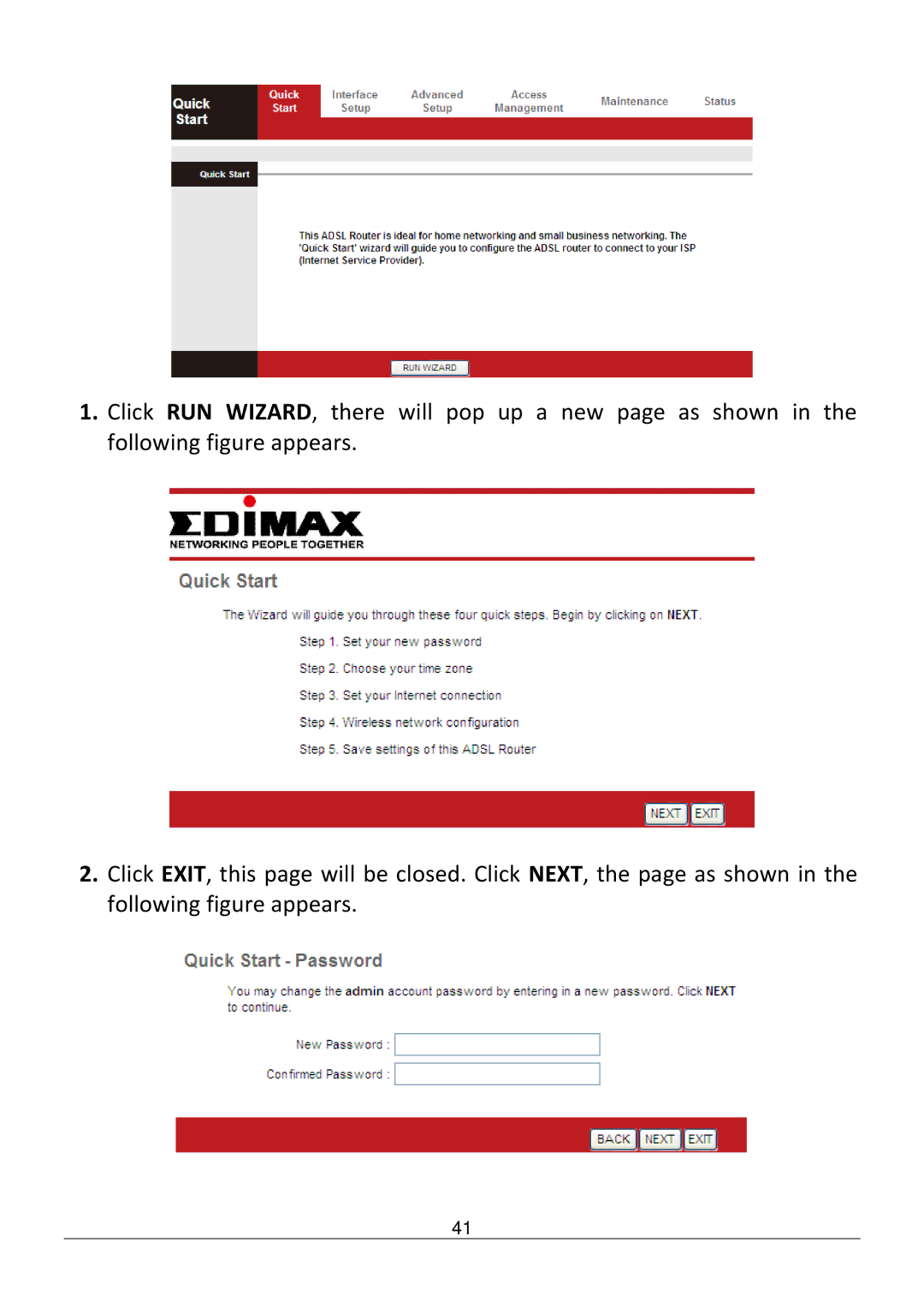 Edimax Technology AR-7286WNB user manual 