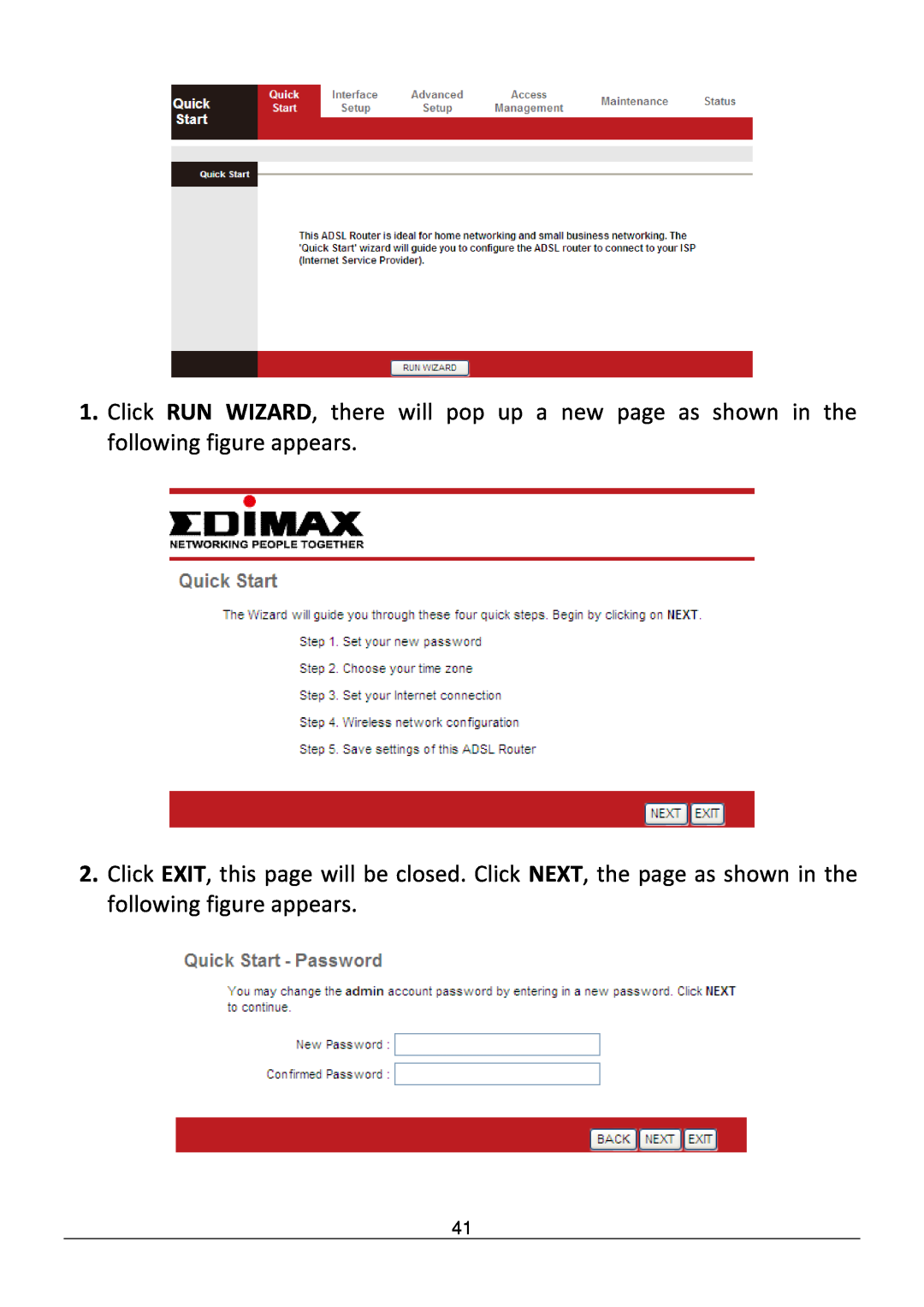 Edimax Technology AR-7286WNB user manual 