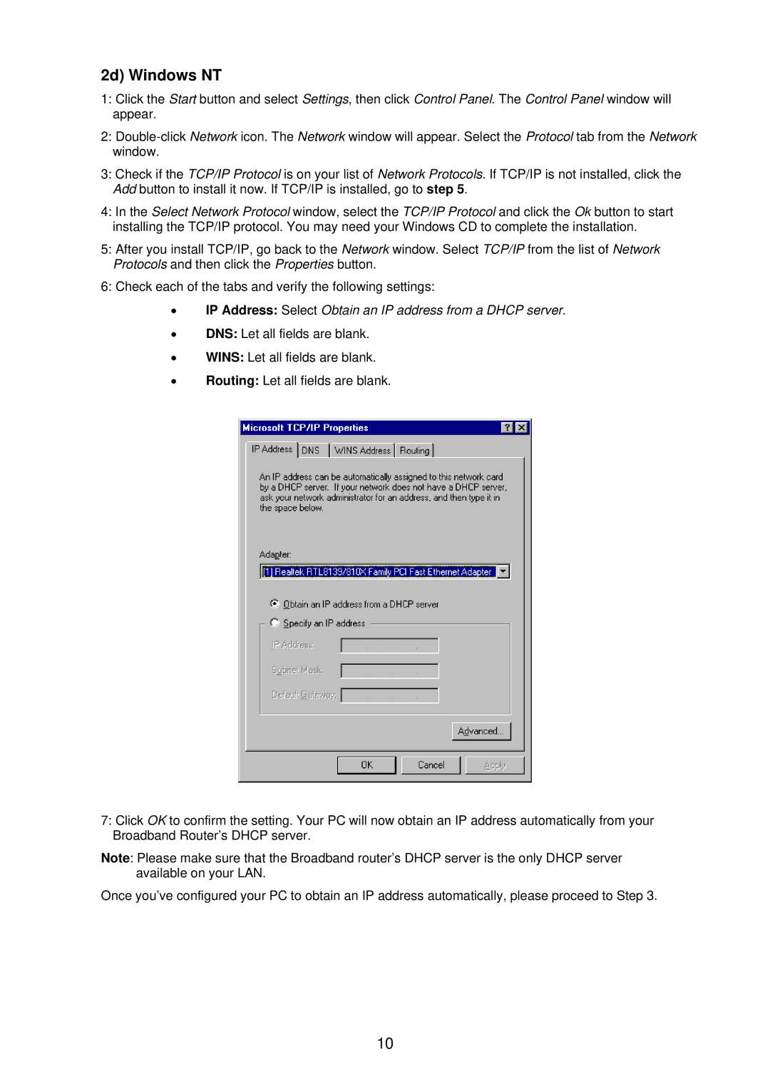 Edimax Technology BR-6104KP user manual 2d Windows NT 