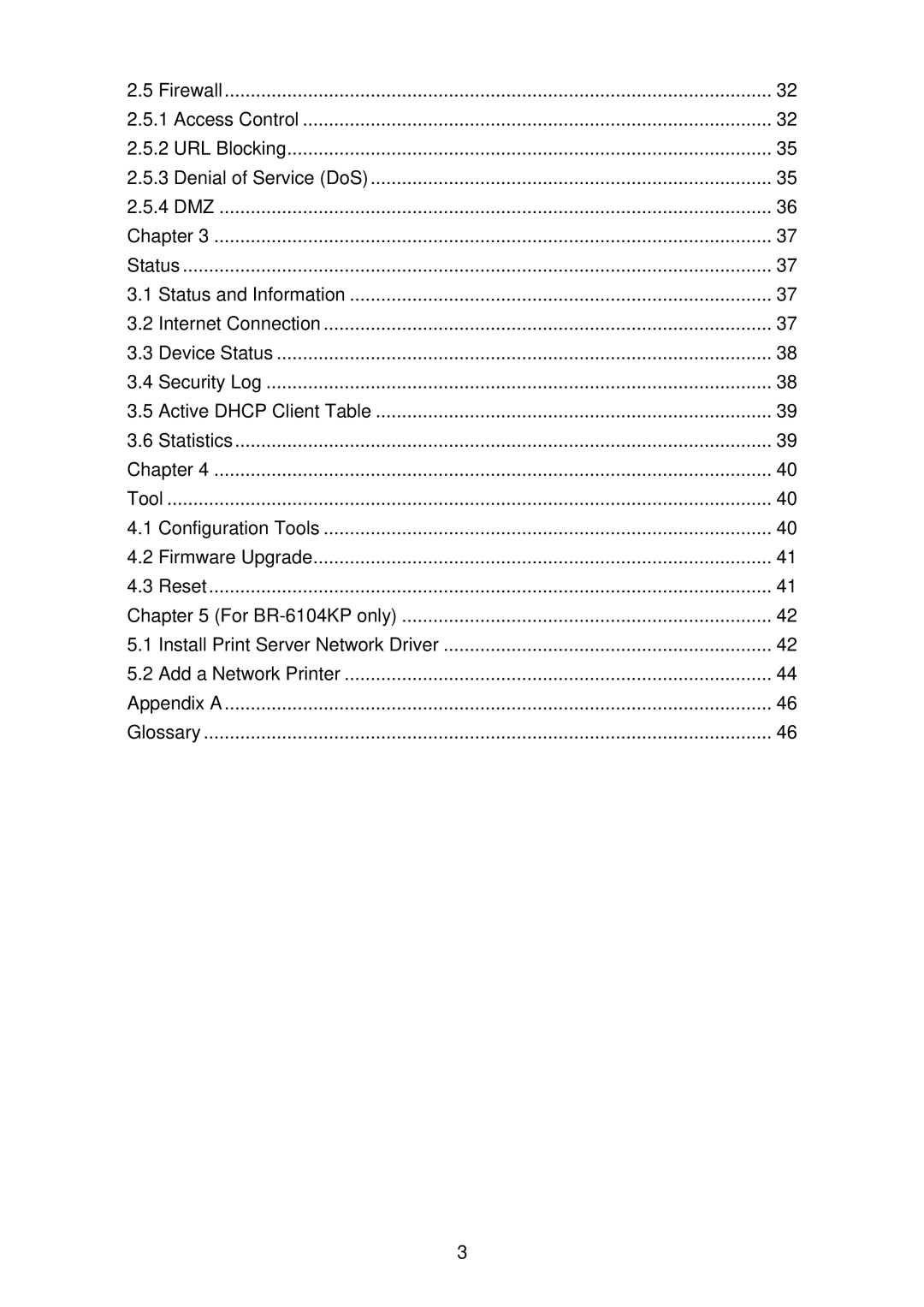 Edimax Technology BR-6104KP user manual 