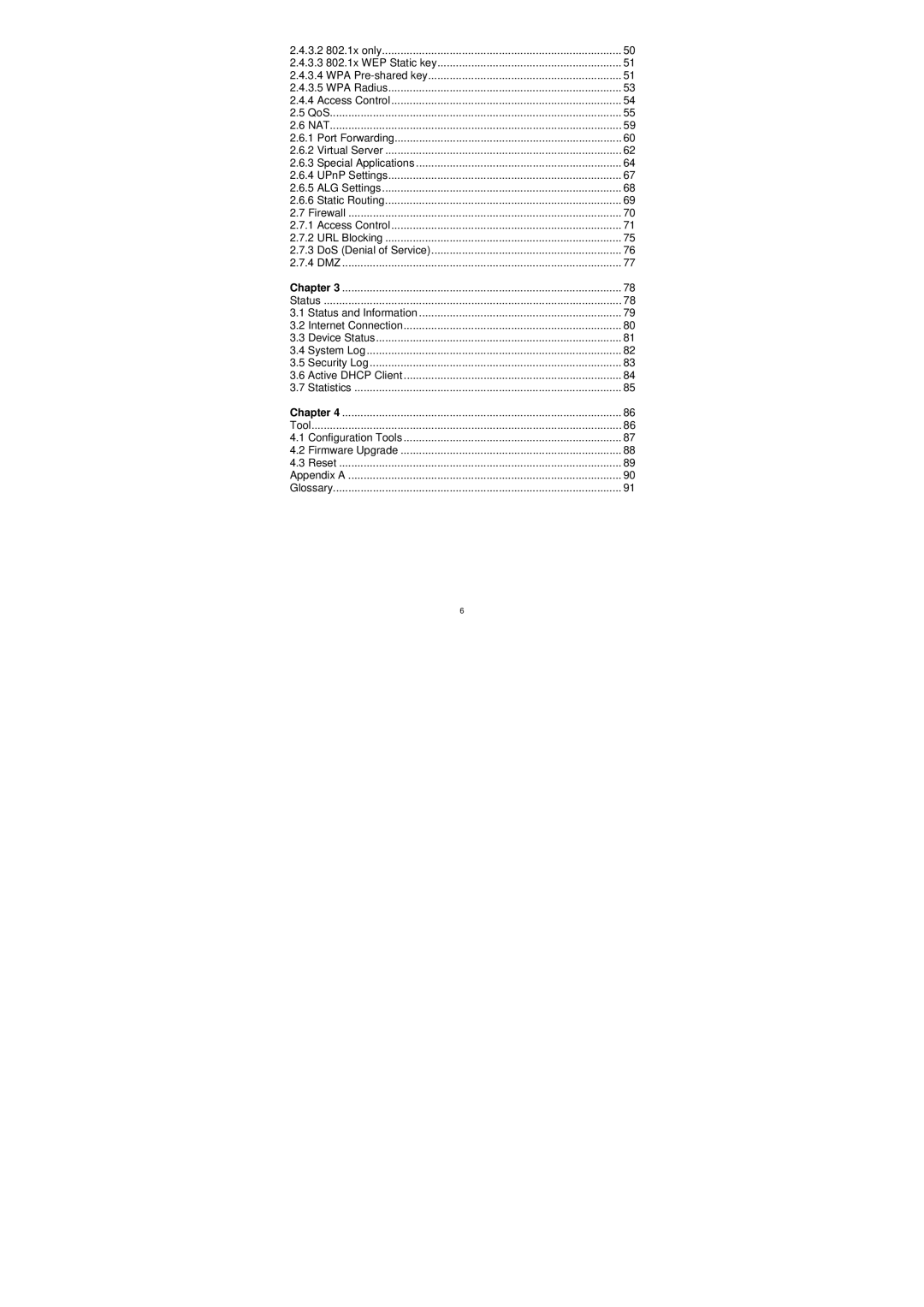 Edimax Technology BR-6204WG manual Nat 