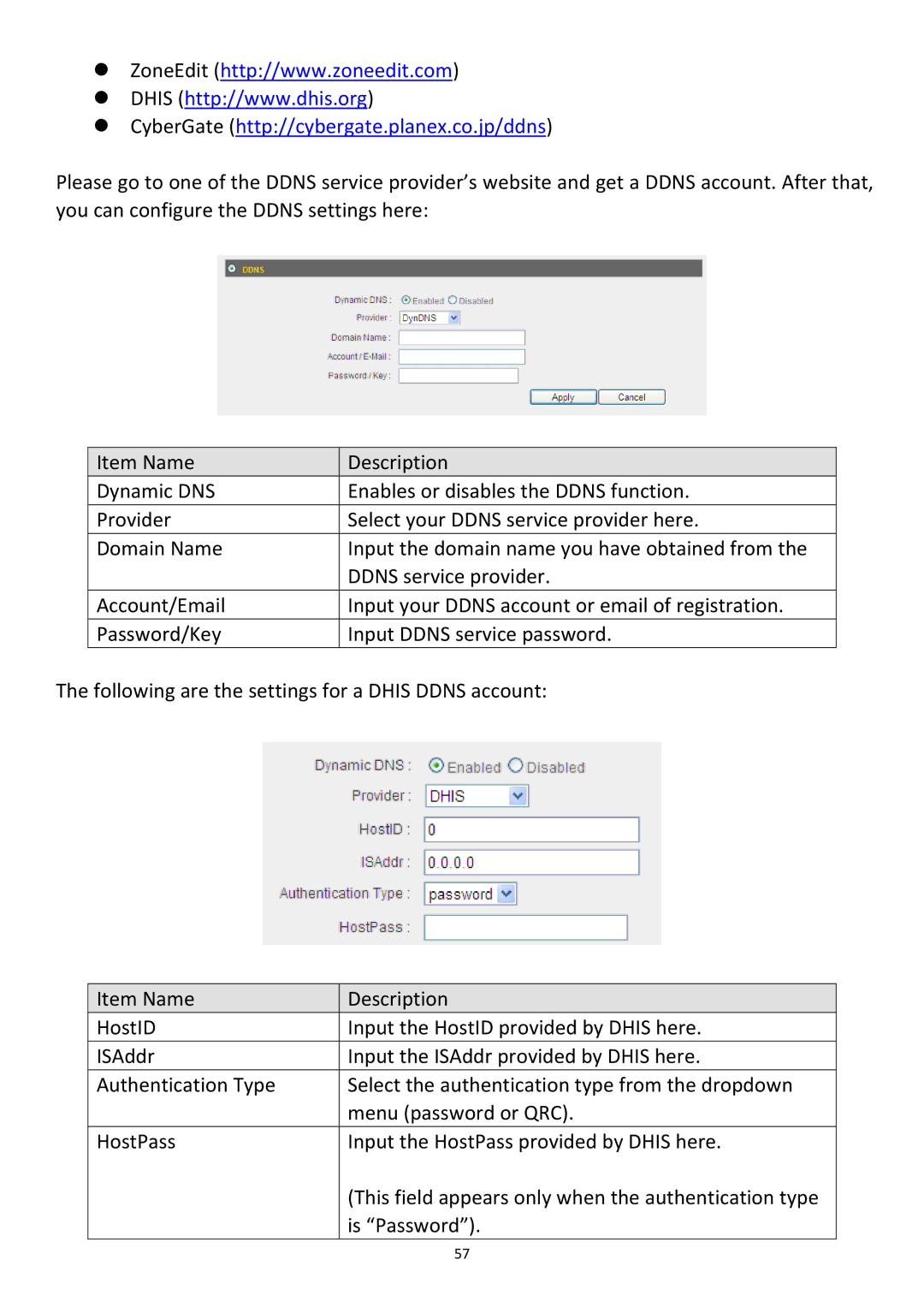 Edimax Technology BR-6478Gn user manual CyberGate http//cybergate.planex.co.jp/ddns 