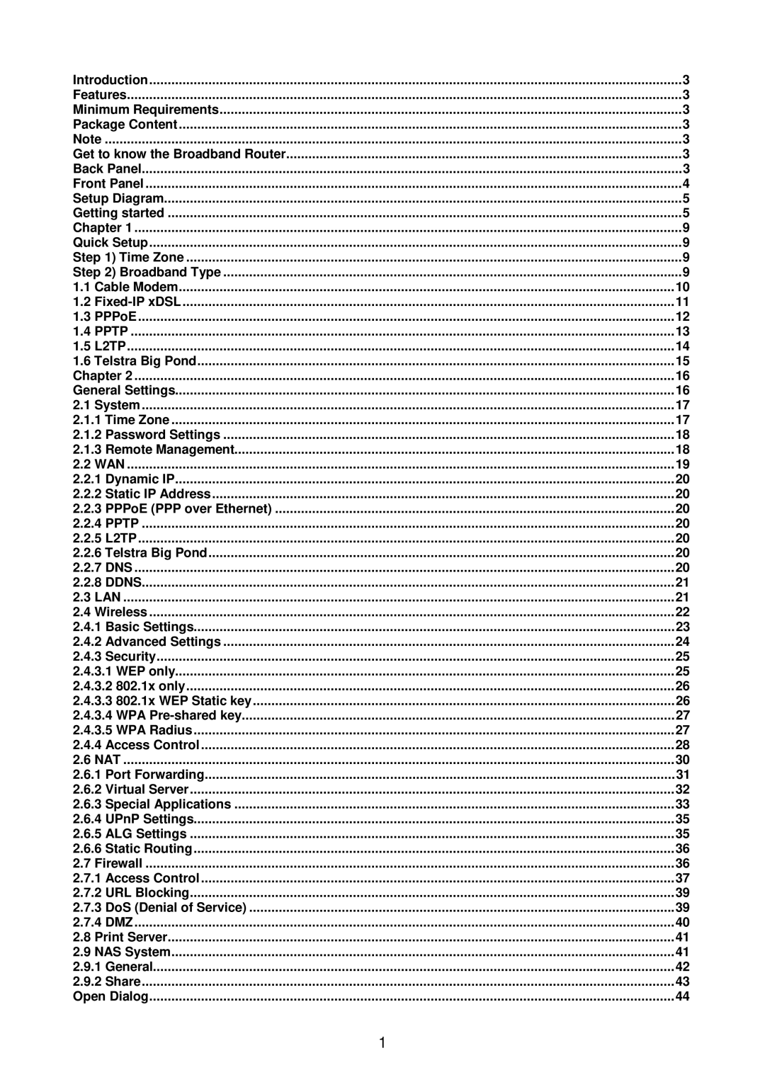 Edimax Technology Broadband Router manual 