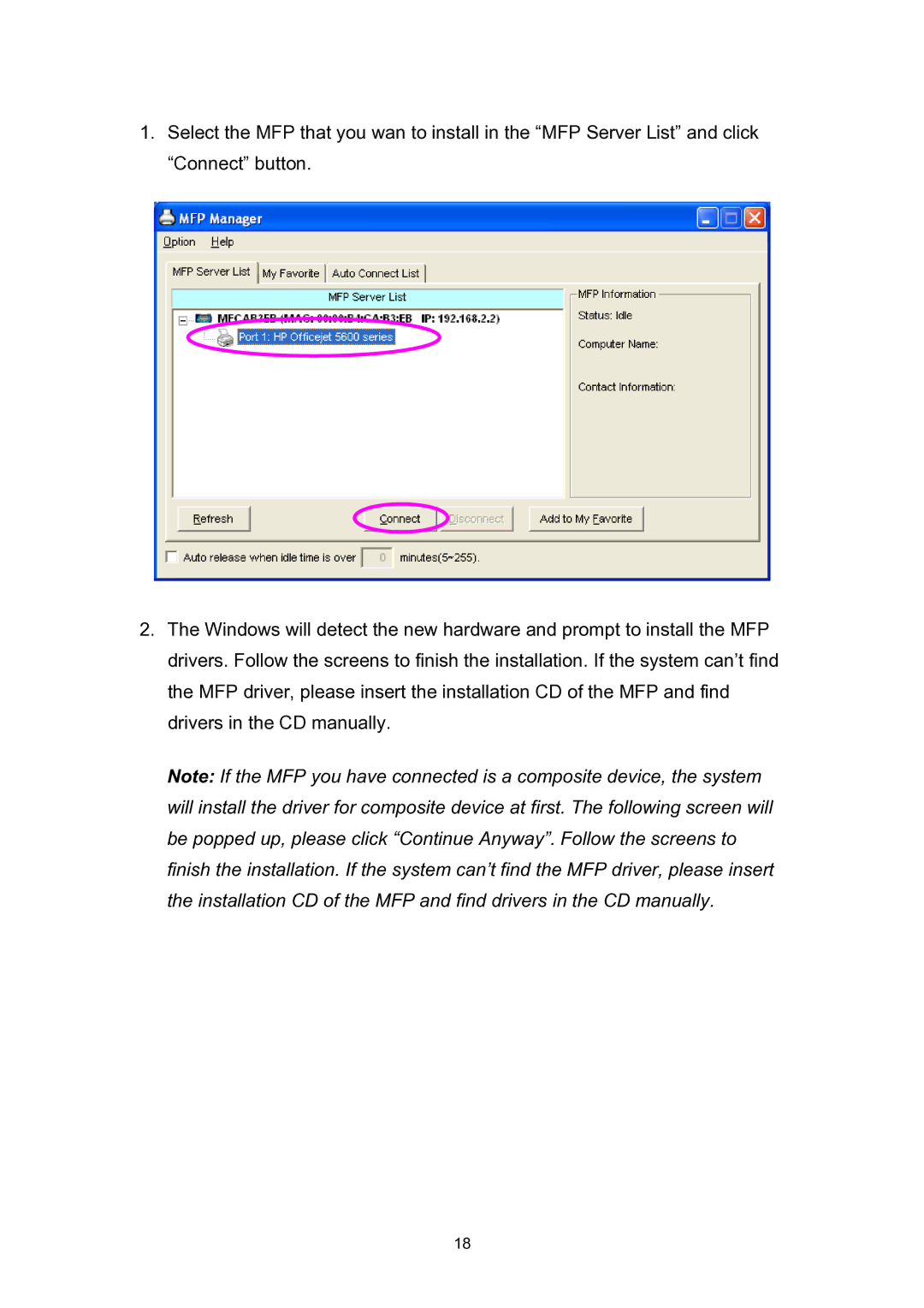 Edimax Technology EDIMAX FAST ETHERNET MFP SERVER VERSION: 2.0 user manual 