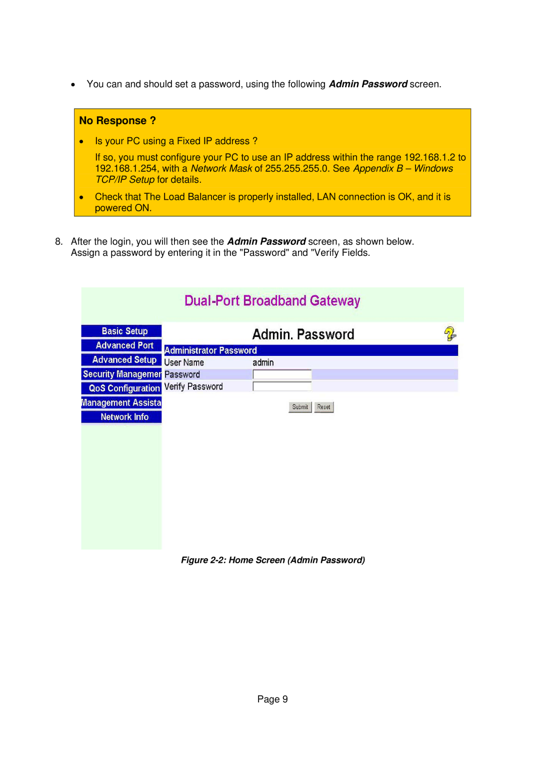 Edimax Technology Edimax user guide Router manual No Response ? 