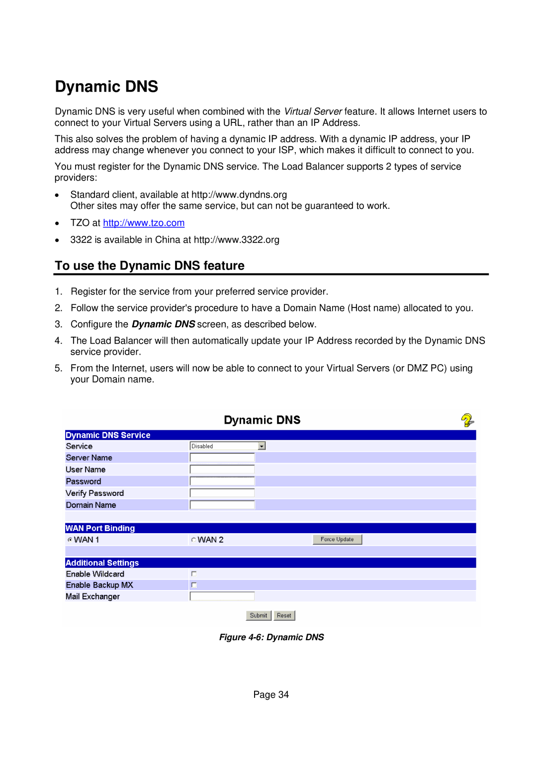 Edimax Technology Edimax user guide Router manual To use the Dynamic DNS feature 