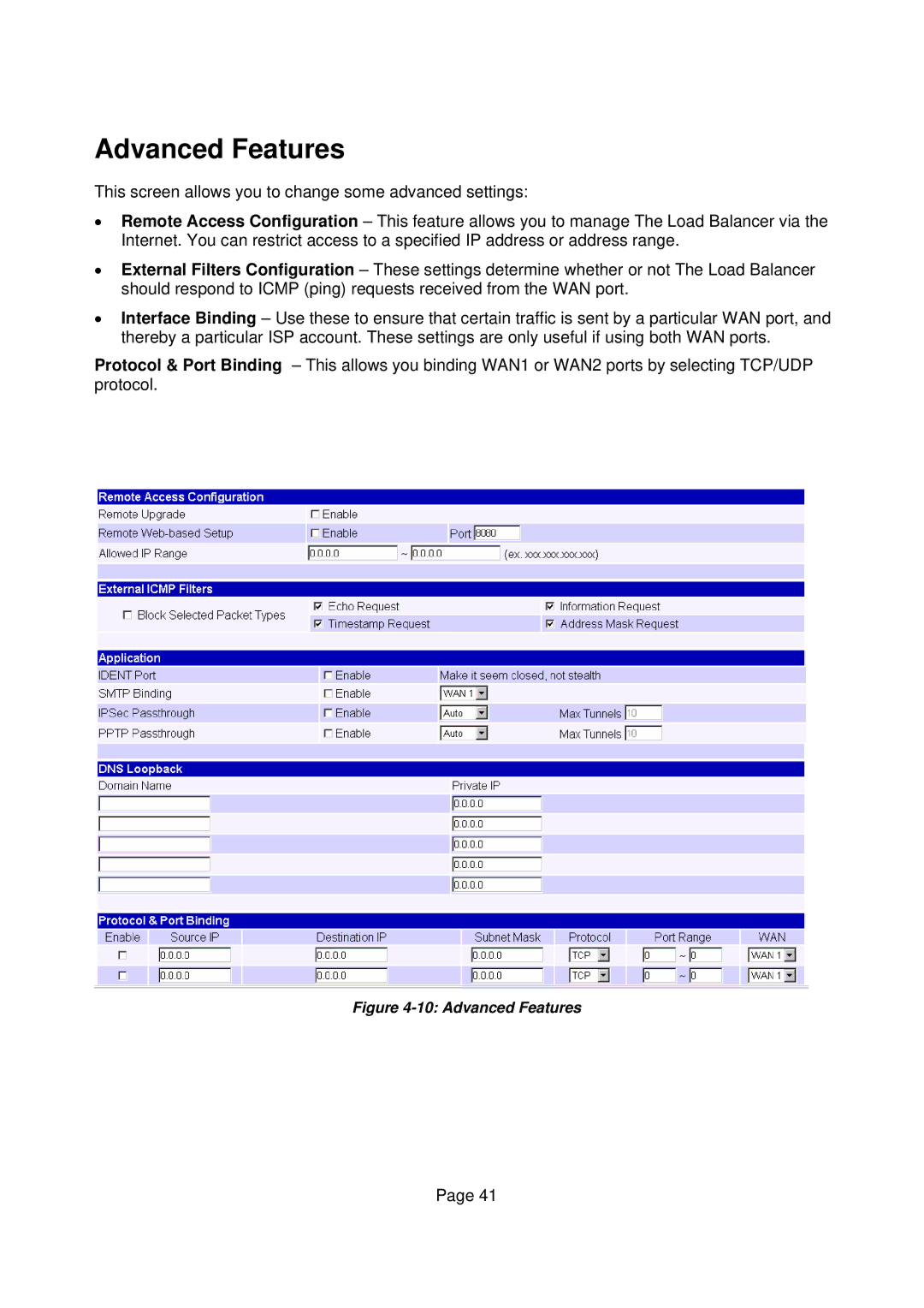 Edimax Technology Edimax user guide Router manual Advanced Features 