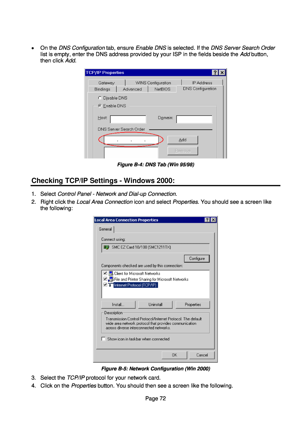 Edimax Technology Edimax user guide Router manual Checking TCP/IP Settings - Windows 