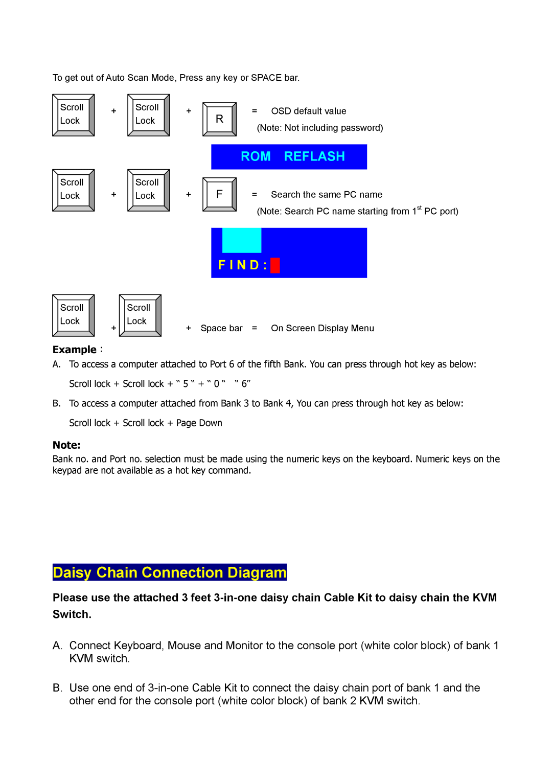 Edimax Technology EK-08RO, EK-16RO user manual Daisy Chain Connection Diagram, Reflash 