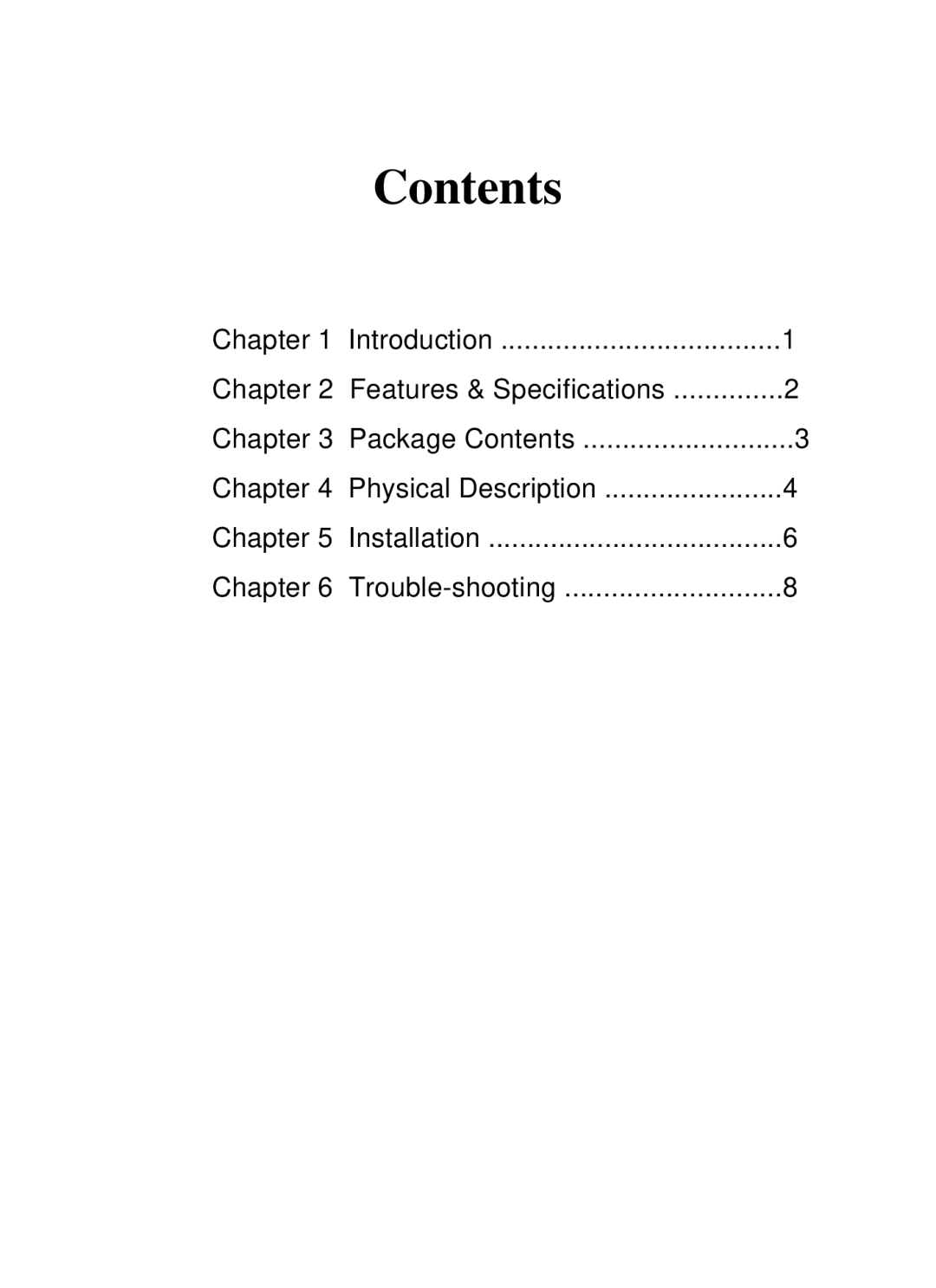 Edimax Technology ER-5390S user manual Contents 