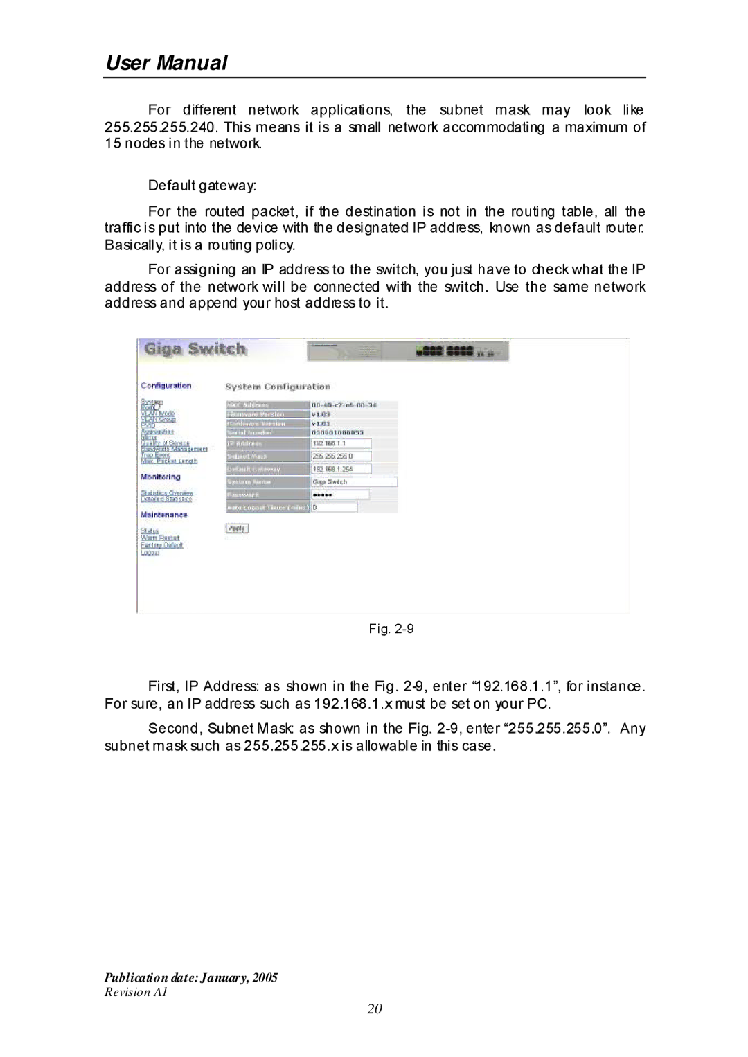 Edimax Technology ES-516G+ user manual Publication date January 